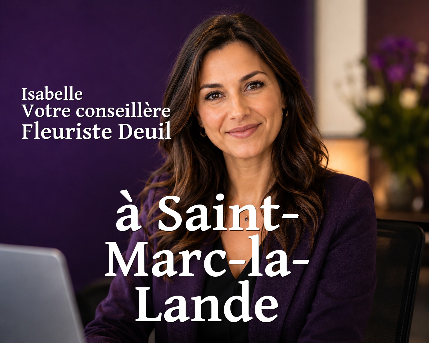 Isabelle, votre conseillère Fleuriste Deuil à Saint-Marc-la-Lande