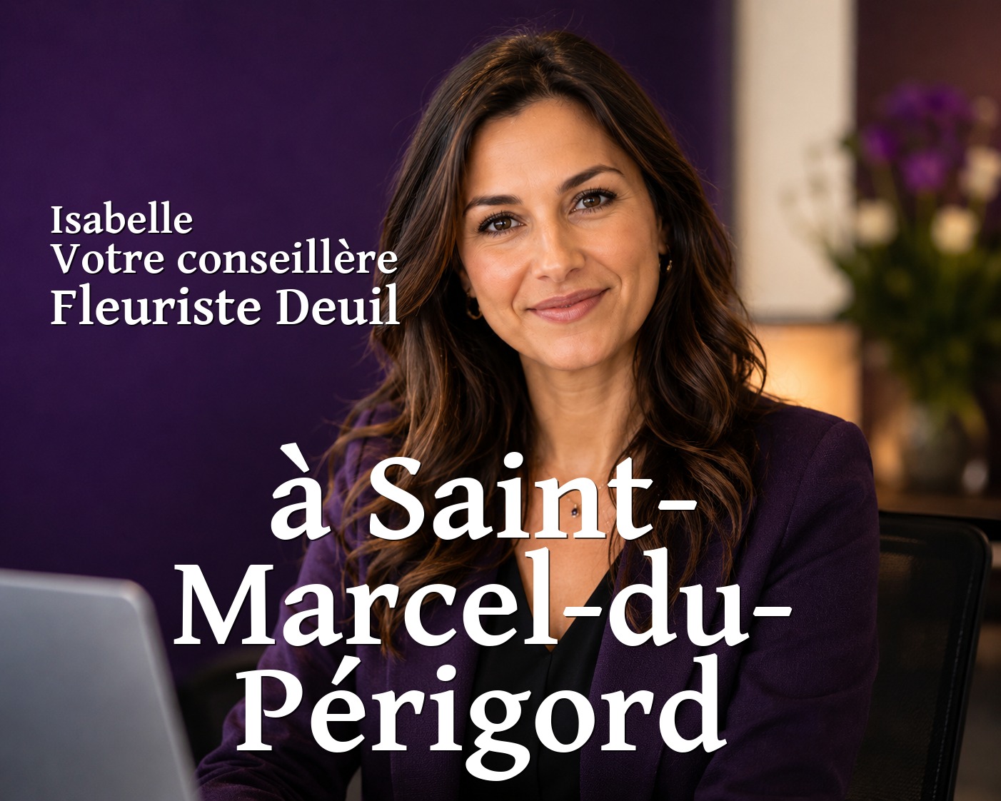 Isabelle, votre conseillère Fleuriste Deuil à Saint-Marcel-du-Périgord