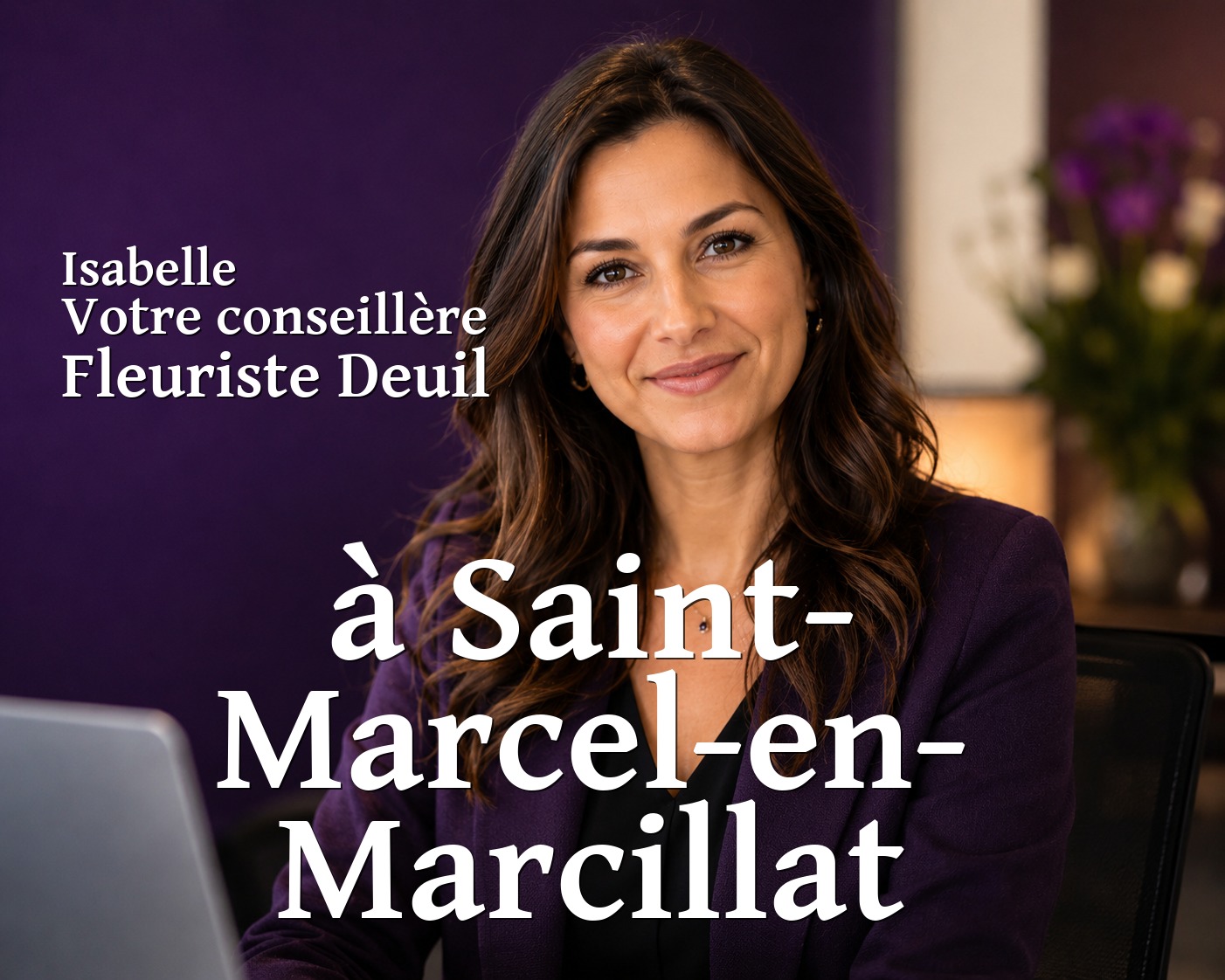 Isabelle, votre conseillère Fleuriste Deuil à Saint-Marcel-en-Marcillat