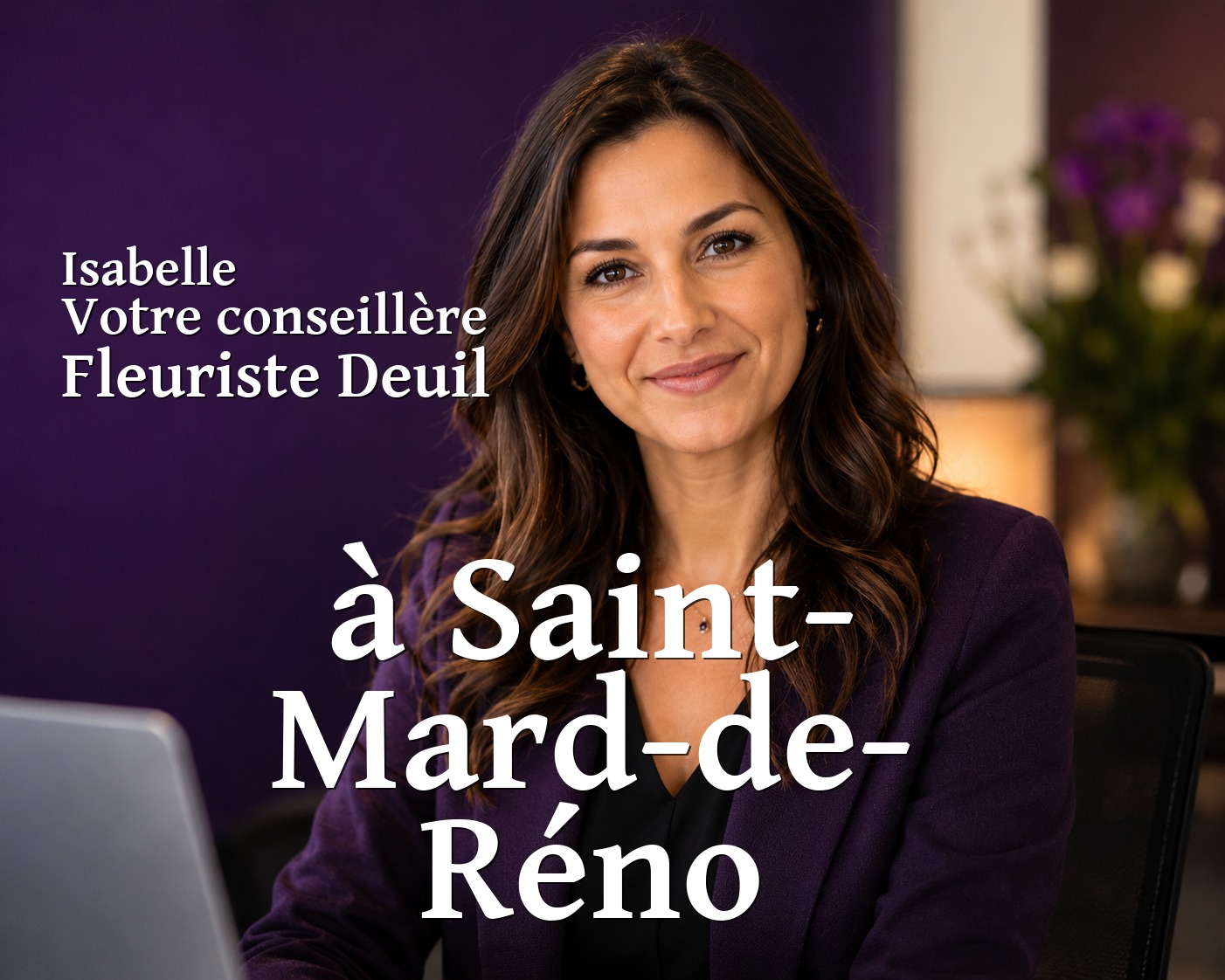 Isabelle, votre conseillère Fleuriste Deuil à Saint-Mard-de-Réno