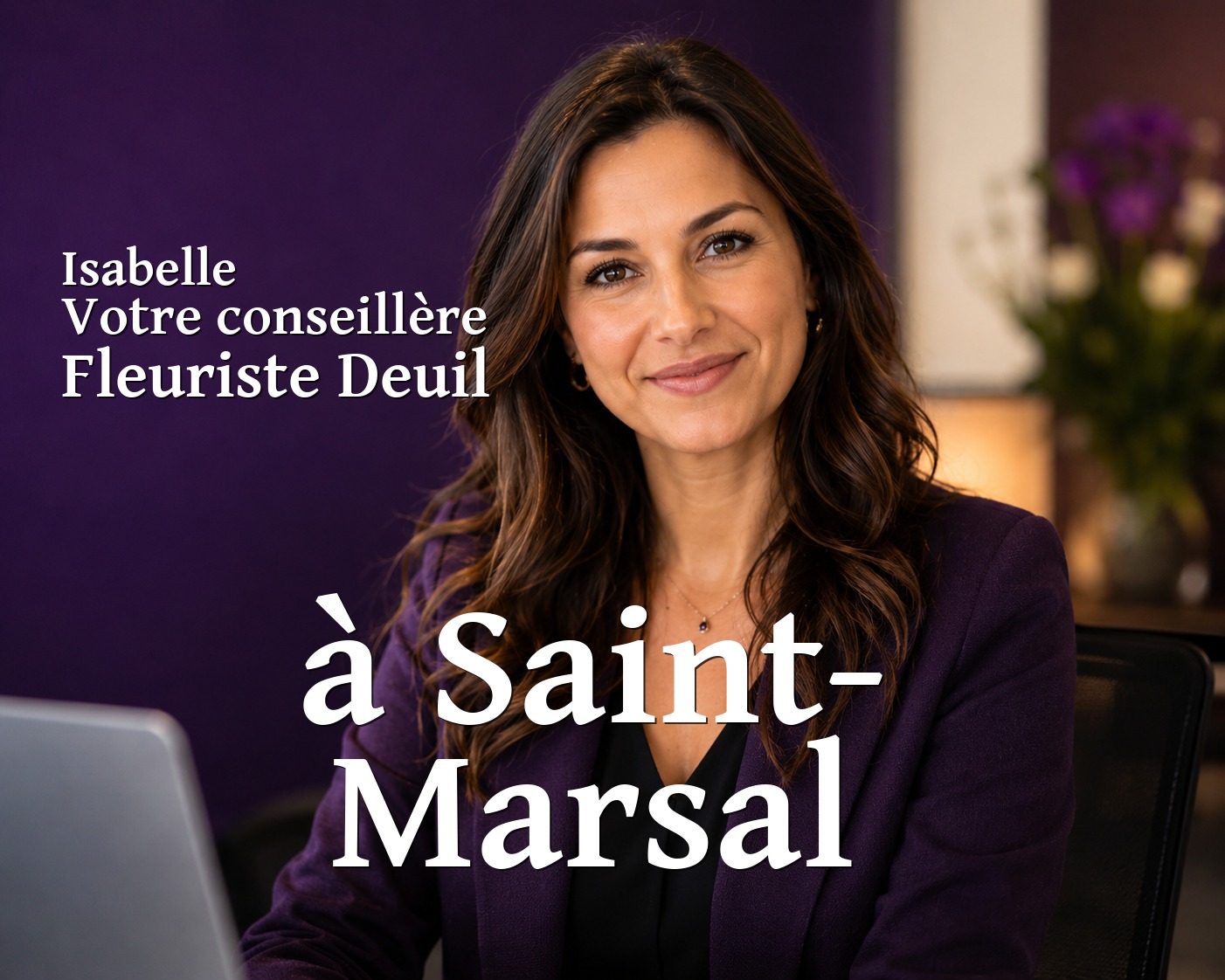Isabelle, votre conseillère Fleuriste Deuil à Saint-Marsal