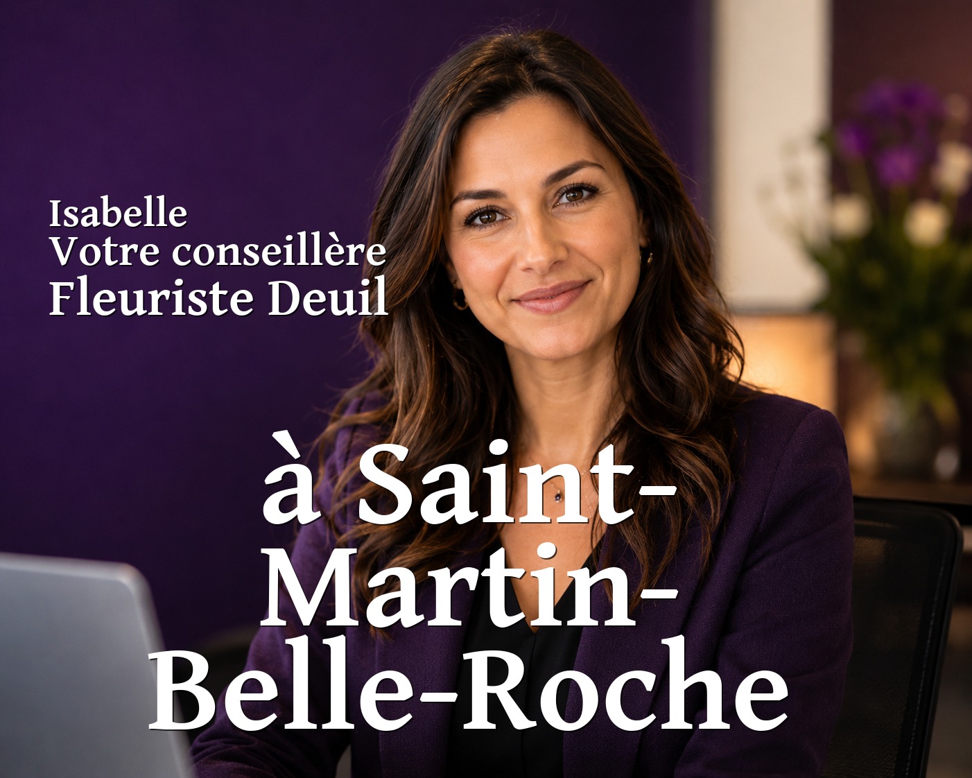Isabelle, votre conseillère Fleuriste Deuil à Saint-Martin-Belle-Roche
