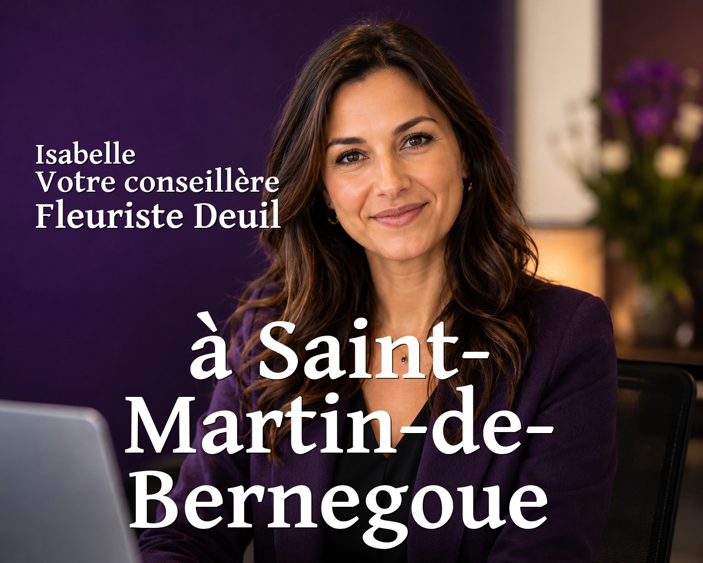 Isabelle, votre conseillère Fleuriste Deuil à Saint-Martin-de-Bernegoue