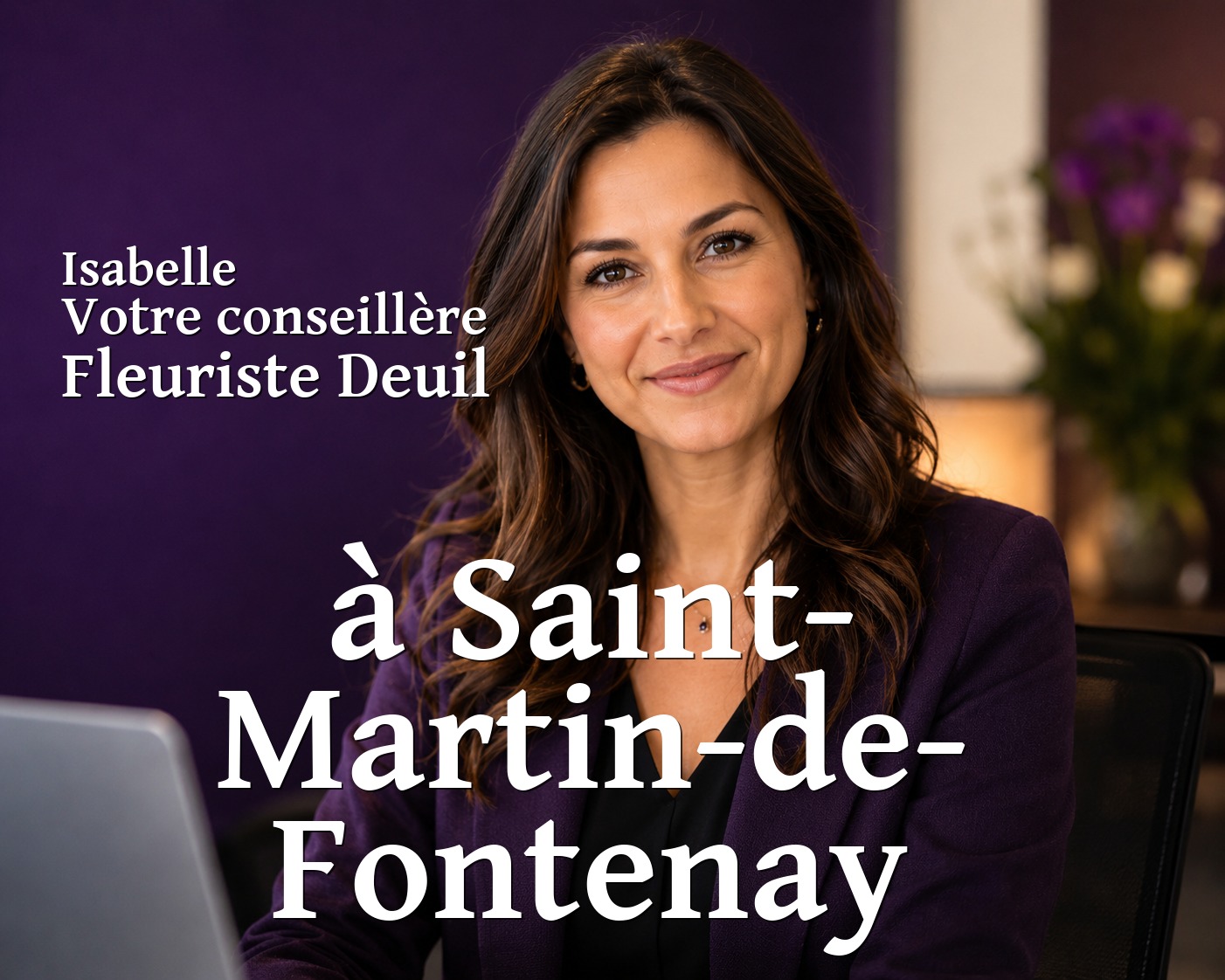 Isabelle, votre conseillère Fleuriste Deuil à Saint-Martin-de-Fontenay