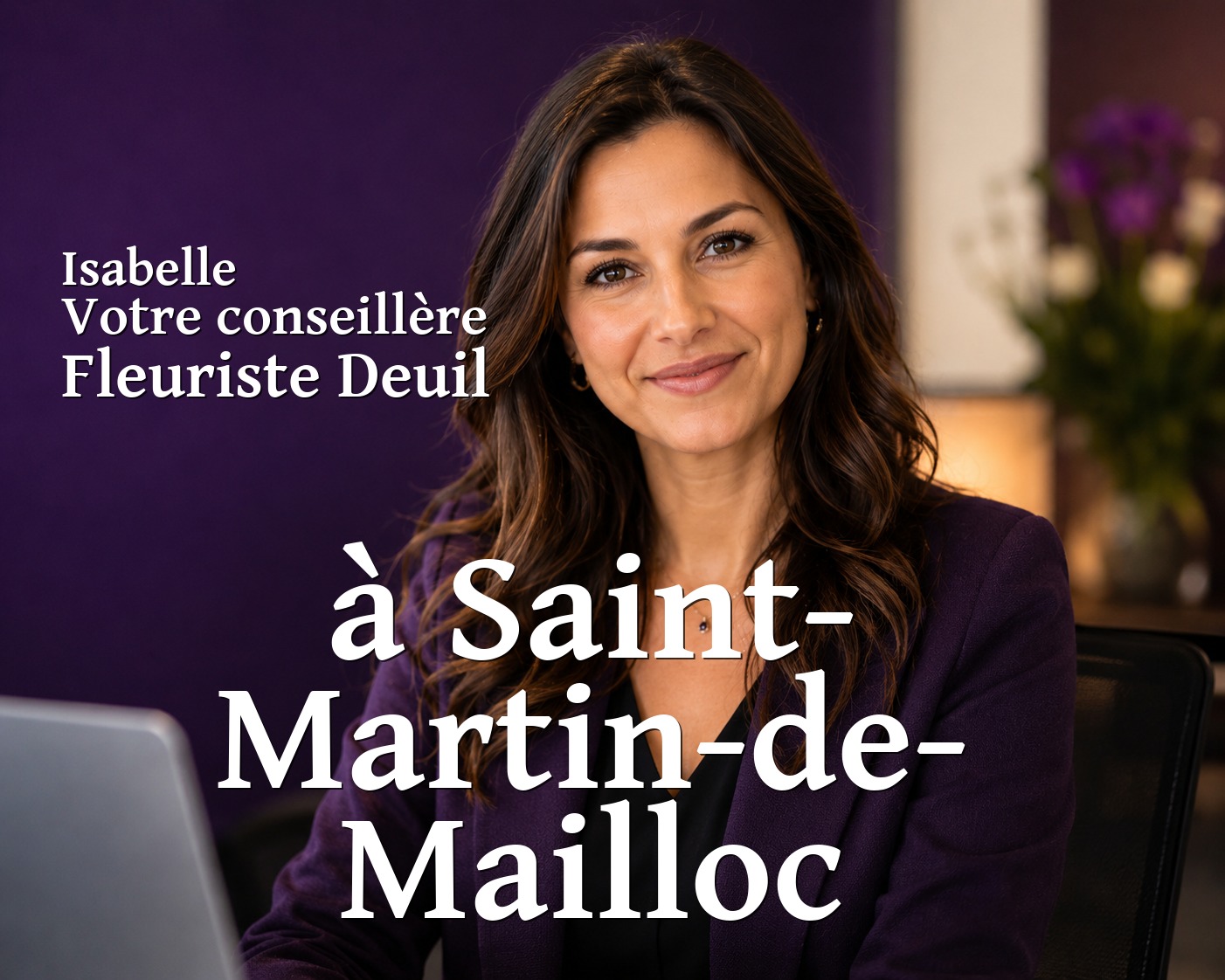 Isabelle, votre conseillère Fleuriste Deuil à Saint-Martin-de-Mailloc