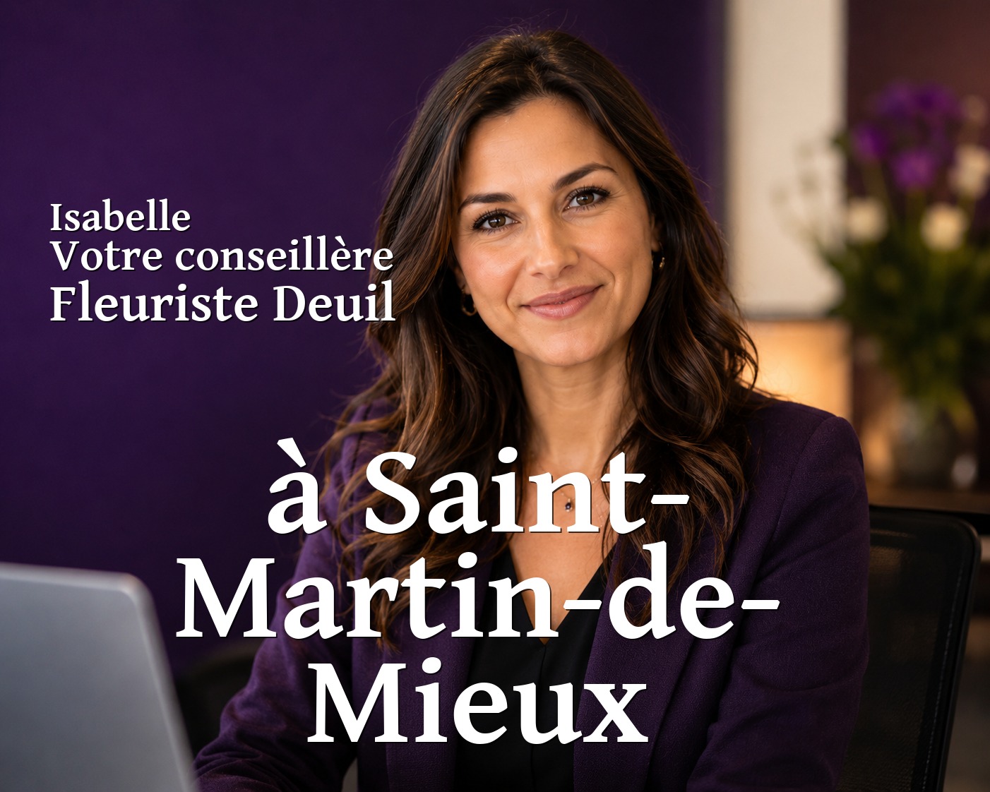 Isabelle, votre conseillère Fleuriste Deuil à Saint-Martin-de-Mieux