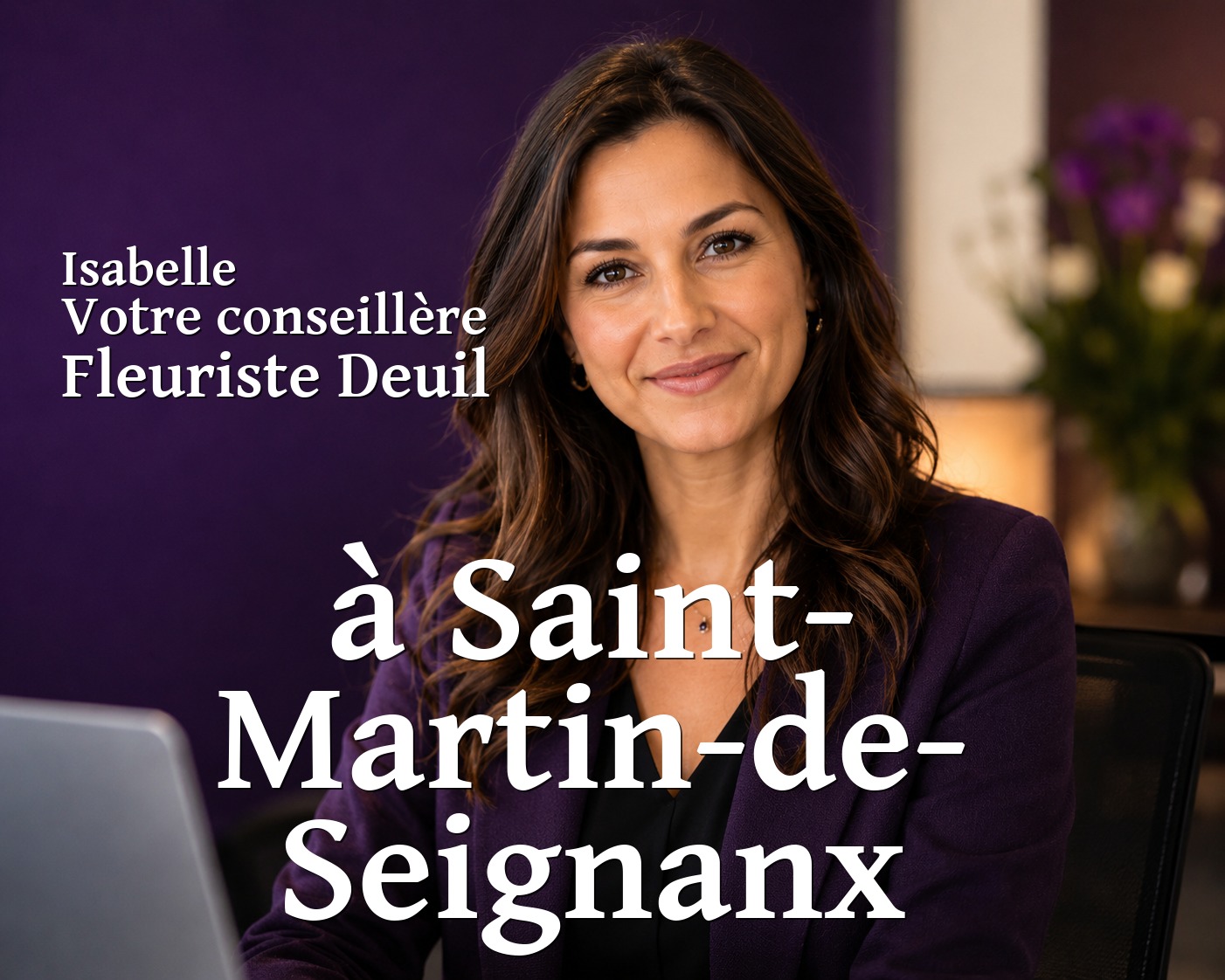 Isabelle, votre conseillère Fleuriste Deuil à Saint-Martin-de-Seignanx