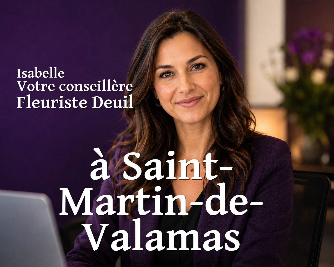 Isabelle, votre conseillère Fleuriste Deuil à Saint-Martin-de-Valamas