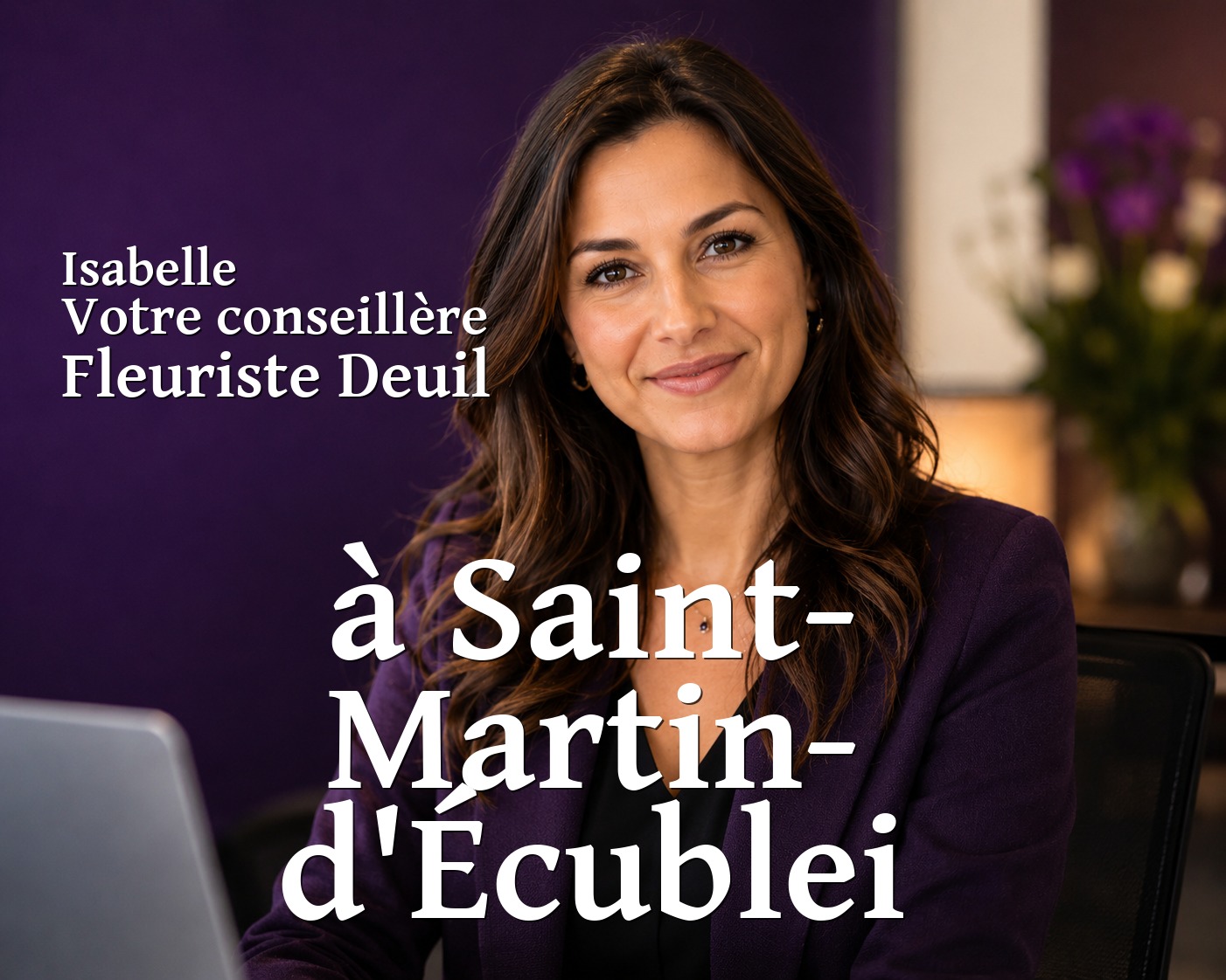 Isabelle, votre conseillère Fleuriste Deuil à Saint-Martin-d'Écublei