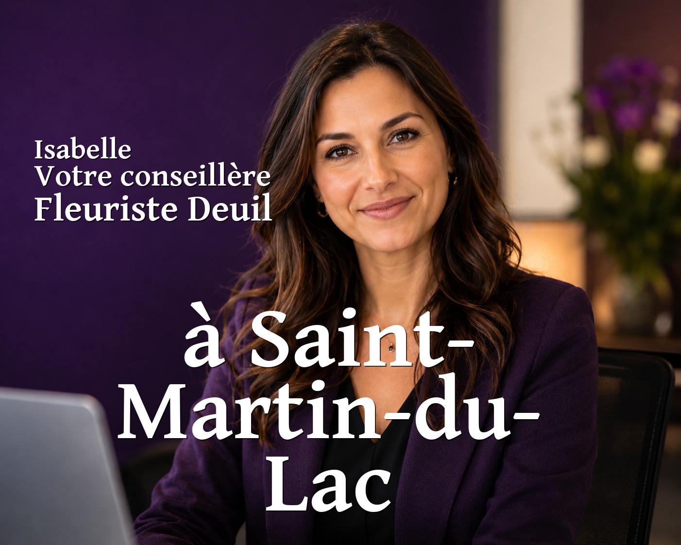 Isabelle, votre conseillère Fleuriste Deuil à Saint-Martin-du-Lac