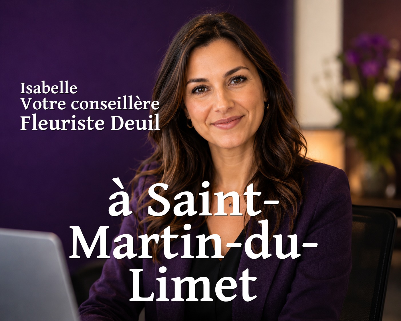 Isabelle, votre conseillère Fleuriste Deuil à Saint-Martin-du-Limet