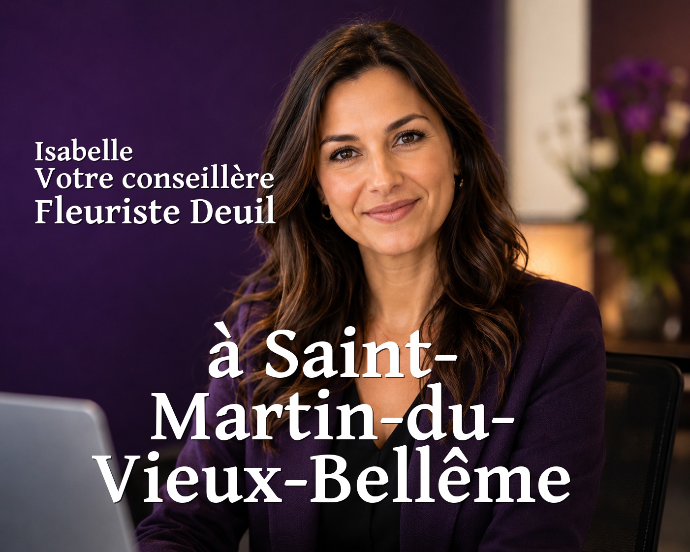 Isabelle, votre conseillère Fleuriste Deuil à Saint-Martin-du-Vieux-Bellême