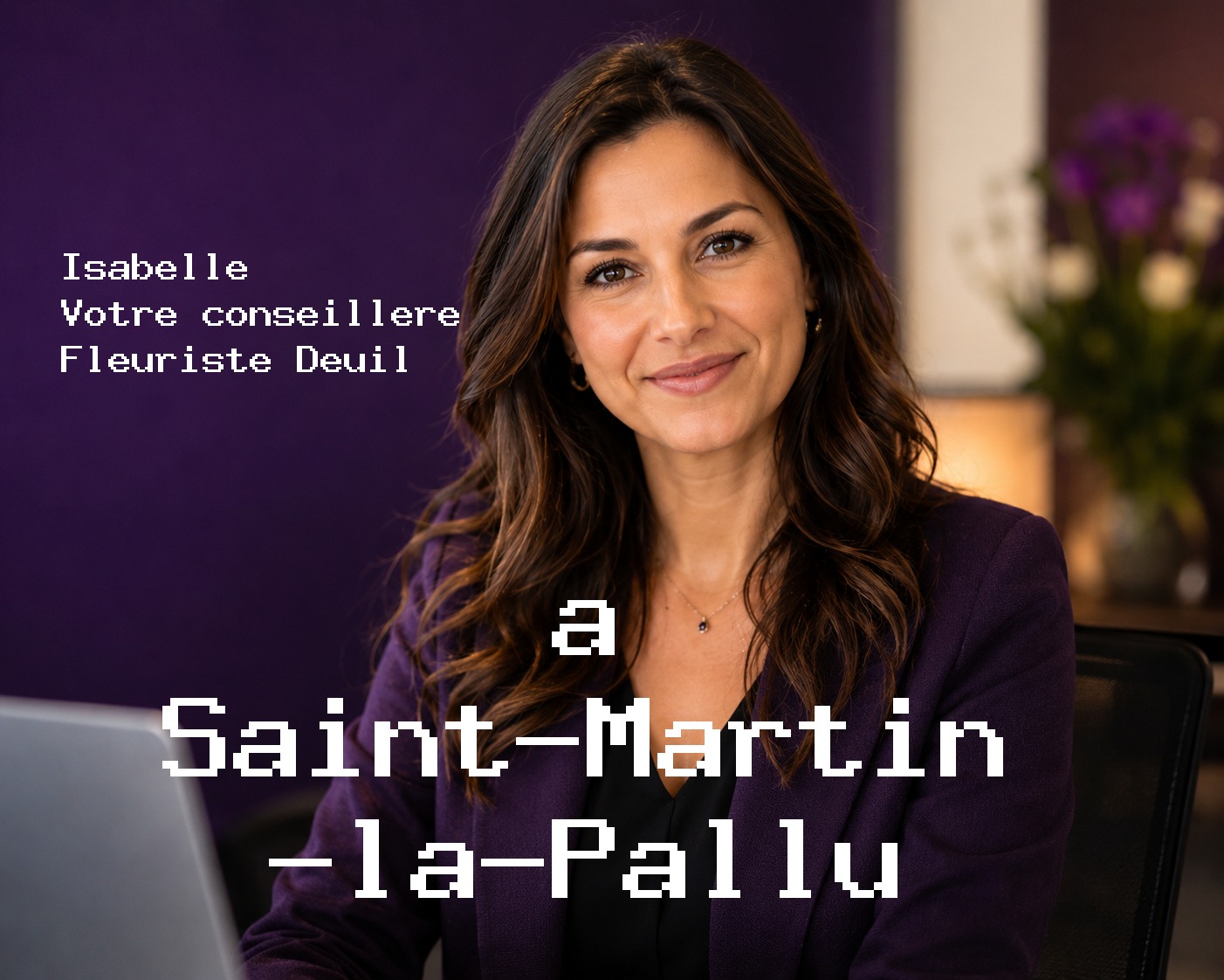 Isabelle, votre conseillère Fleuriste Deuil à Saint-Martin-la-Pallu
