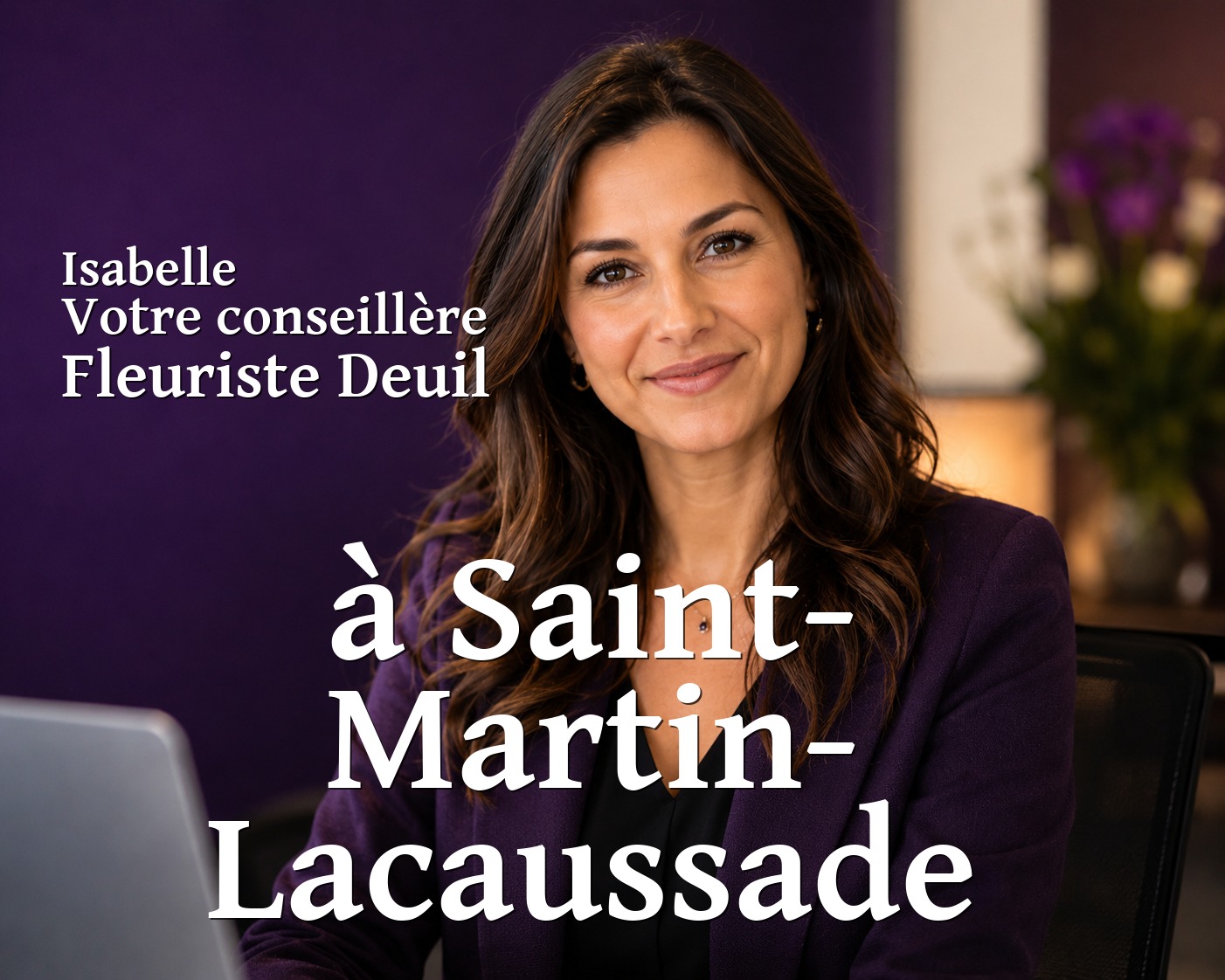 Isabelle, votre conseillère Fleuriste Deuil à Saint-Martin-Lacaussade