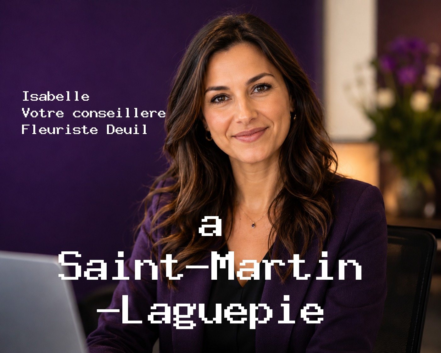 Isabelle, votre conseillère Fleuriste Deuil à Saint-Martin-Laguépie