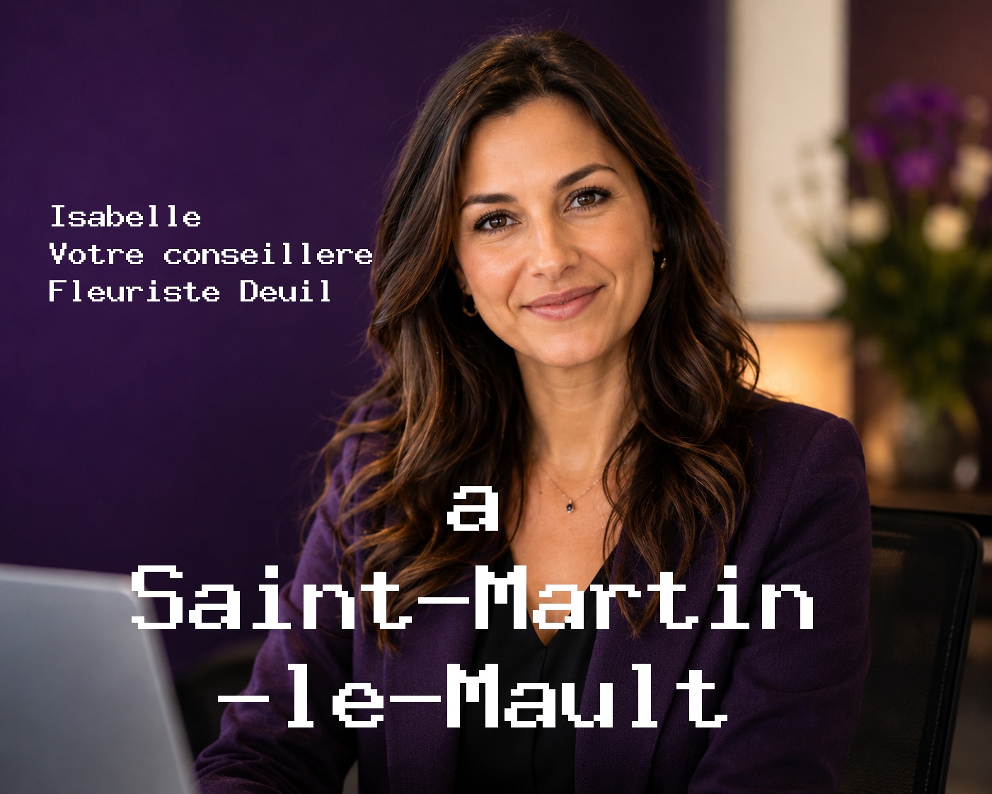 Isabelle, votre conseillère Fleuriste Deuil à Saint-Martin-le-Mault