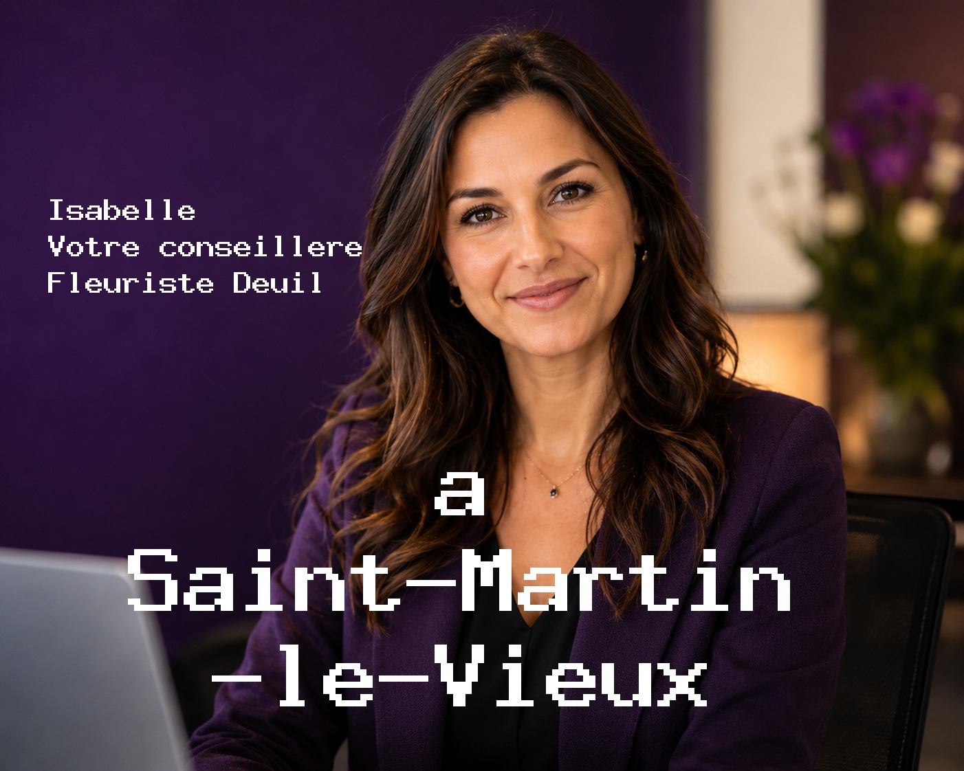 Isabelle, votre conseillère Fleuriste Deuil à Saint-Martin-le-Vieux