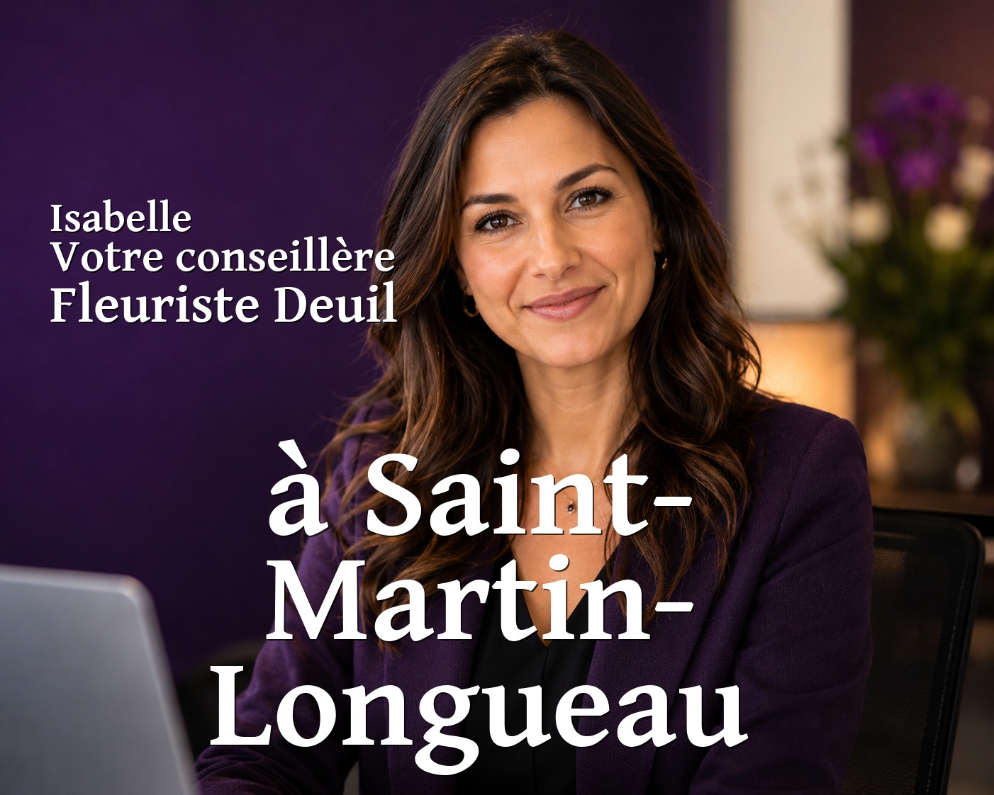 Isabelle, votre conseillère Fleuriste Deuil à Saint-Martin-Longueau