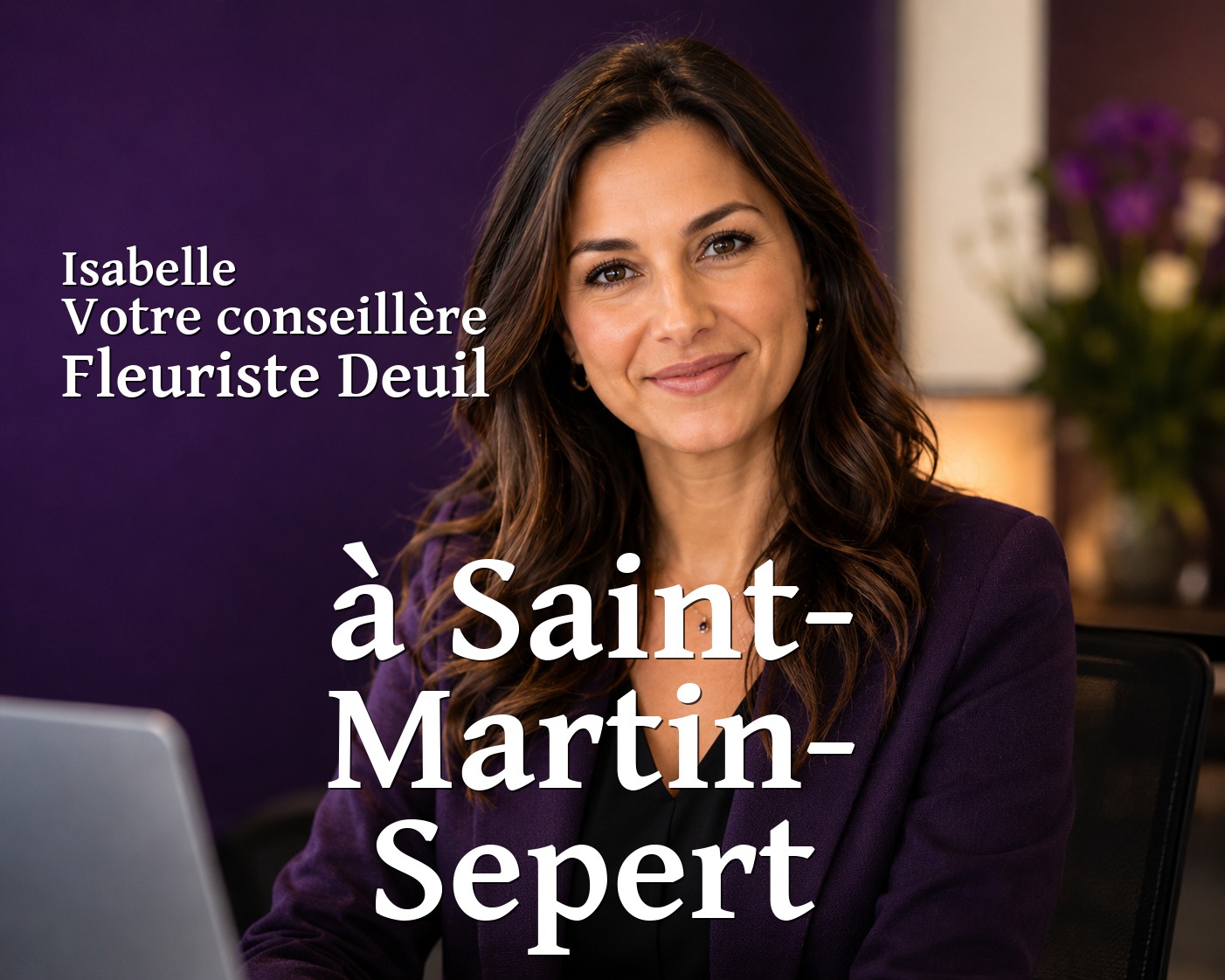 Isabelle, votre conseillère Fleuriste Deuil à Saint-Martin-Sepert
