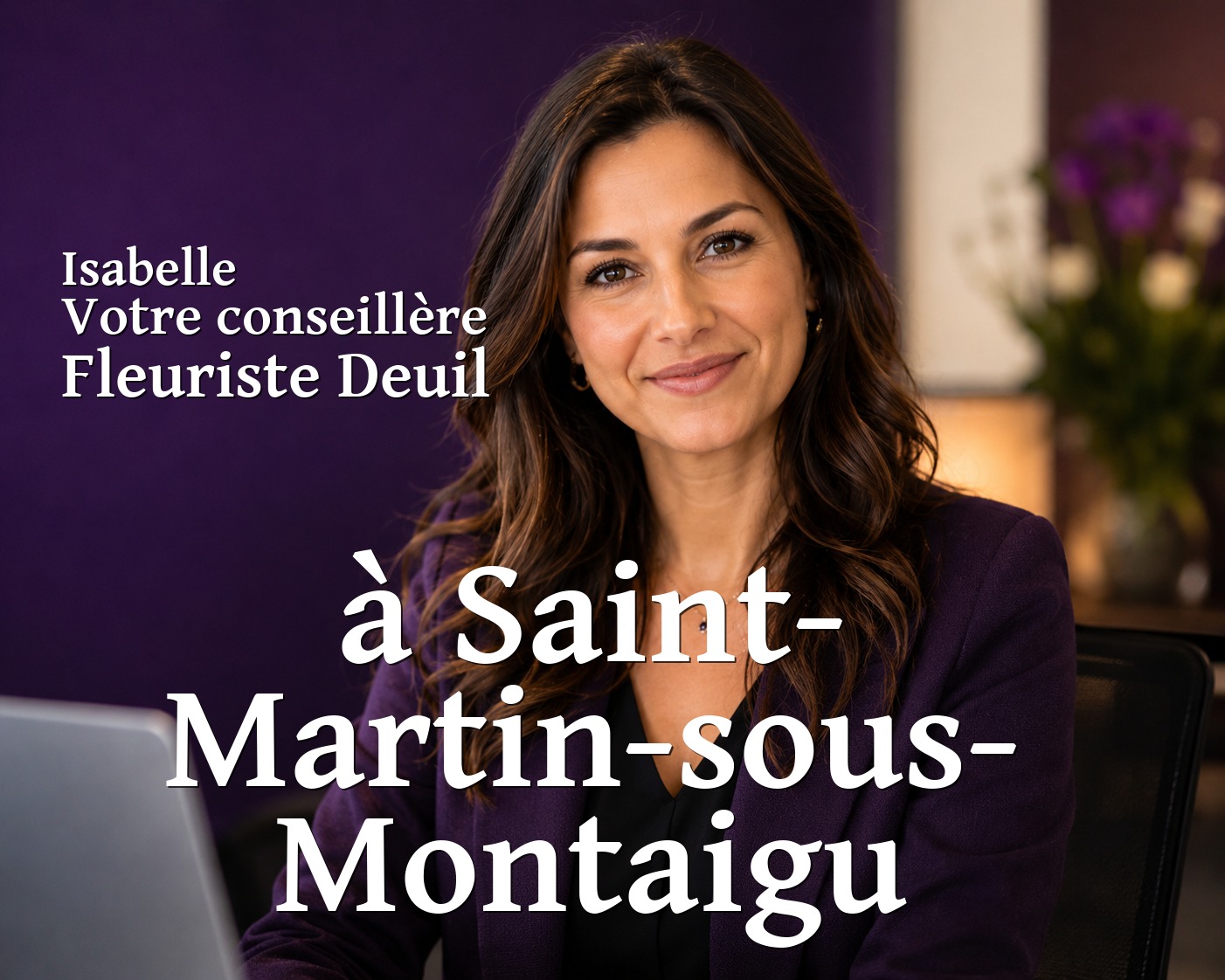 Isabelle, votre conseillère Fleuriste Deuil à Saint-Martin-sous-Montaigu