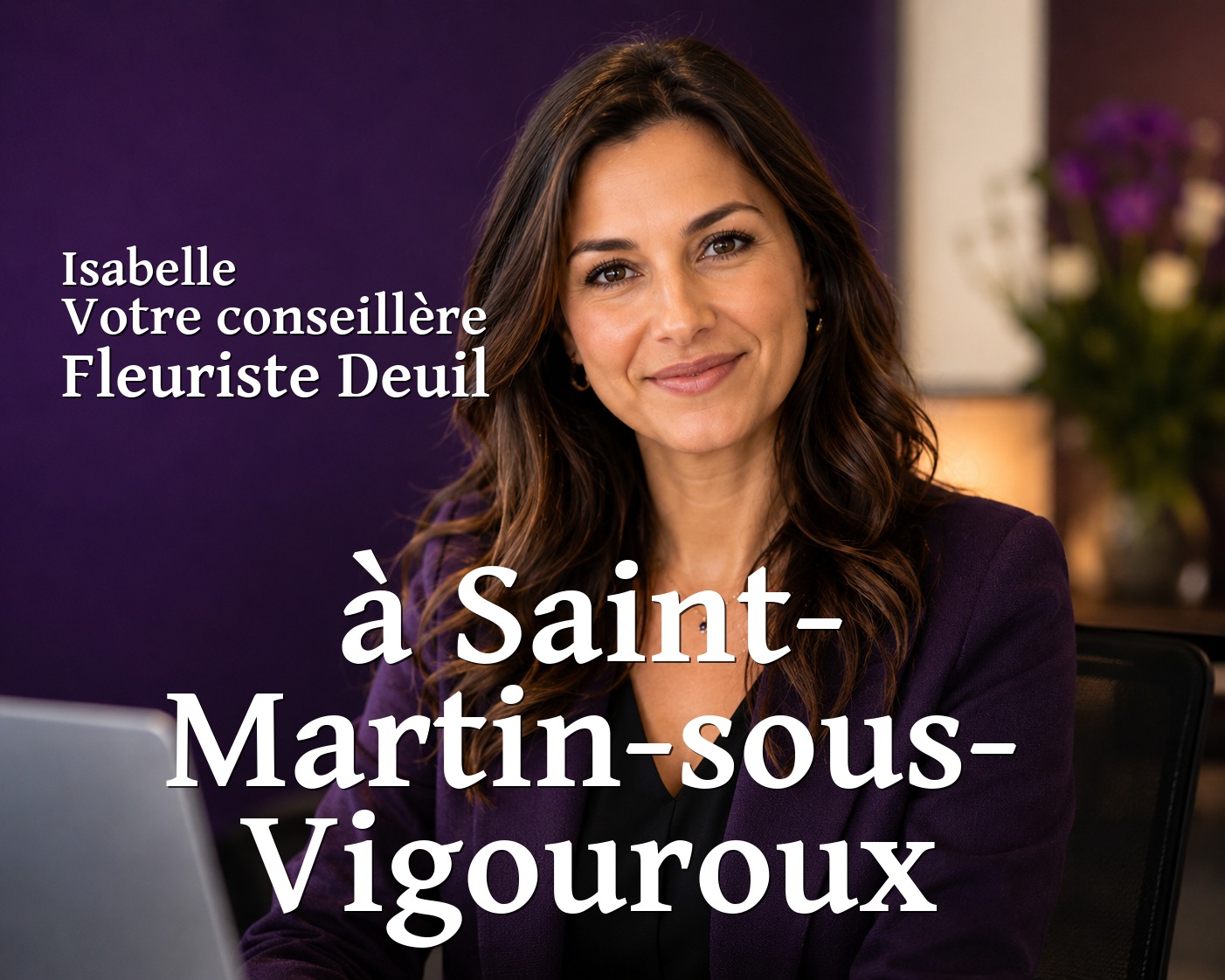 Isabelle, votre conseillère Fleuriste Deuil à Saint-Martin-sous-Vigouroux