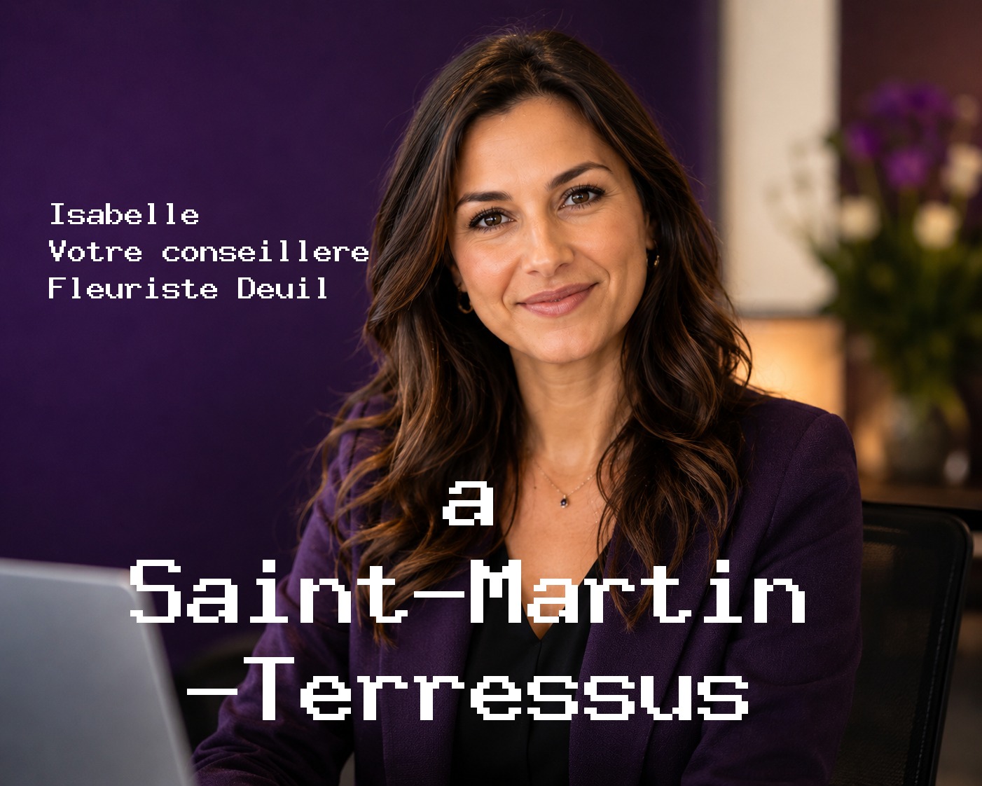 Isabelle, votre conseillère Fleuriste Deuil à Saint-Martin-Terressus