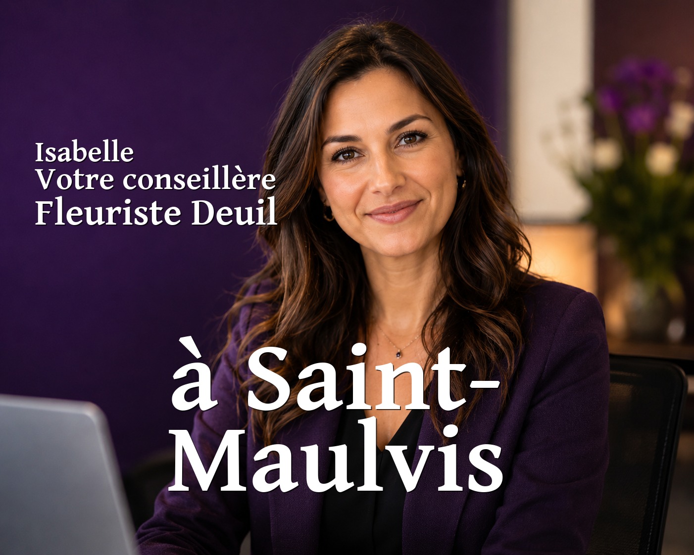 Isabelle, votre conseillère Fleuriste Deuil à Saint-Maulvis