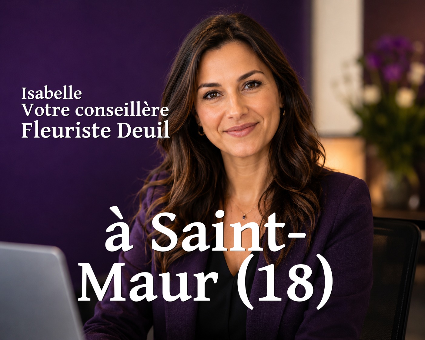 Isabelle, votre conseillère Fleuriste Deuil à Saint-Maur (18)