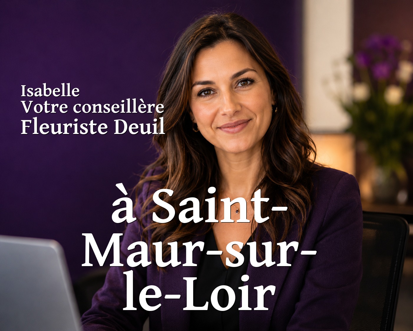 Isabelle, votre conseillère Fleuriste Deuil à Saint-Maur-sur-le-Loir