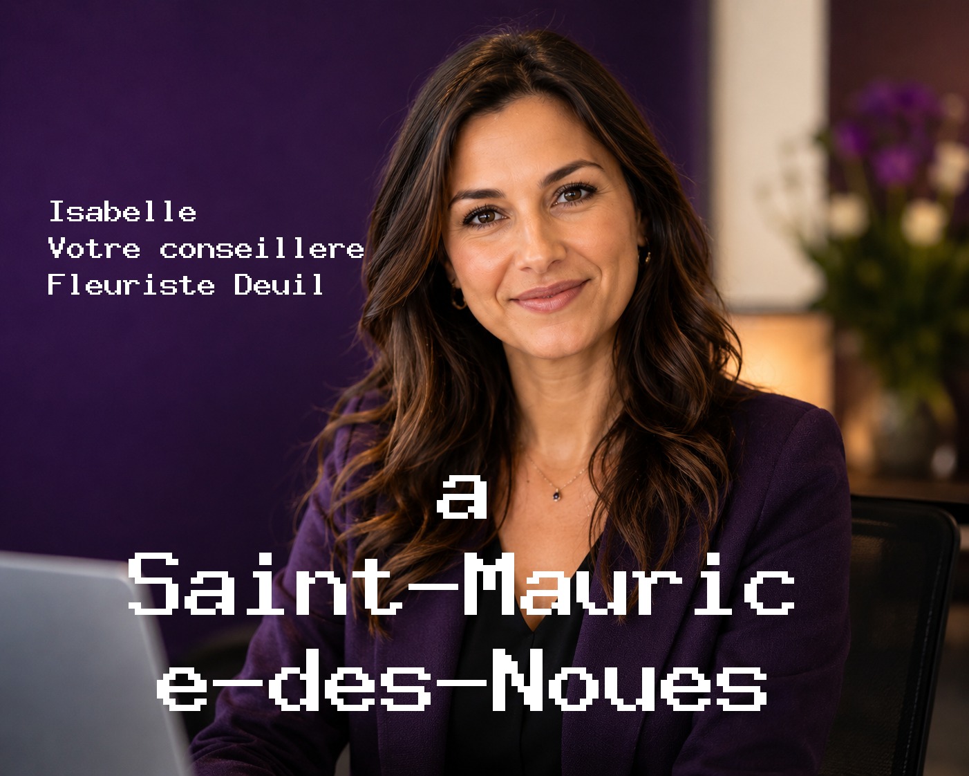 Isabelle, votre conseillère Fleuriste Deuil à Saint-Maurice-des-Noues