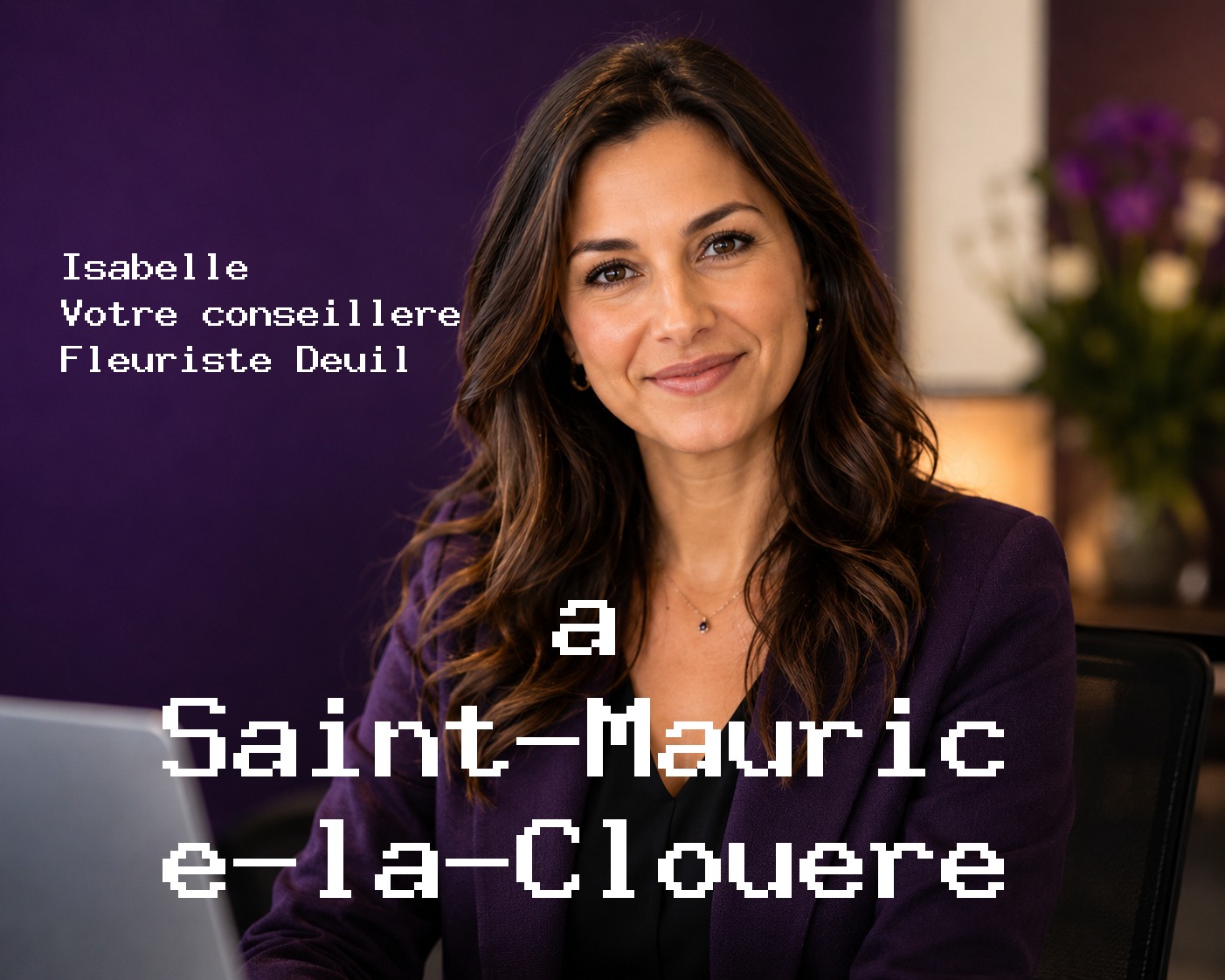 Isabelle, votre conseillère Fleuriste Deuil à Saint-Maurice-la-Clouère