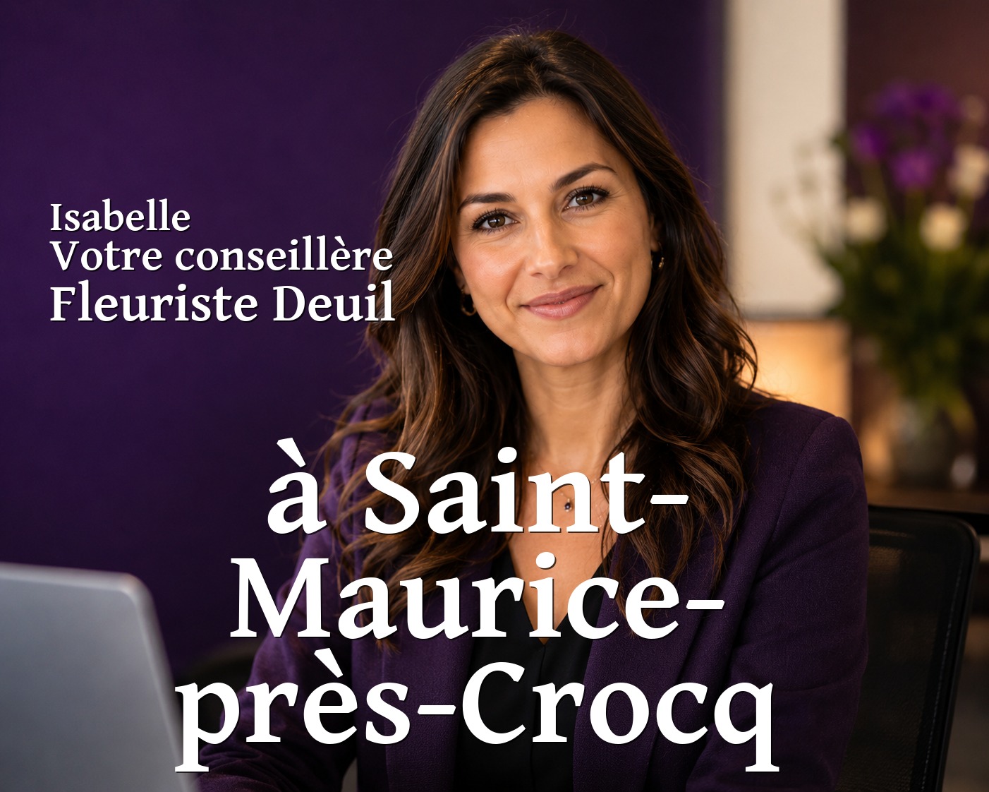 Isabelle, votre conseillère Fleuriste Deuil à Saint-Maurice-près-Crocq