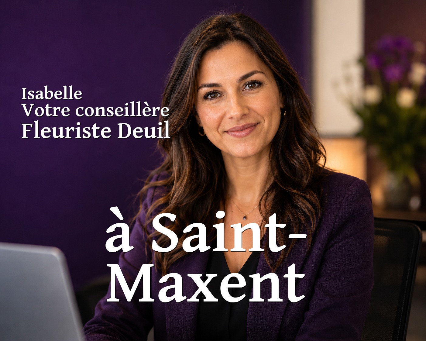 Isabelle, votre conseillère Fleuriste Deuil à Saint-Maxent