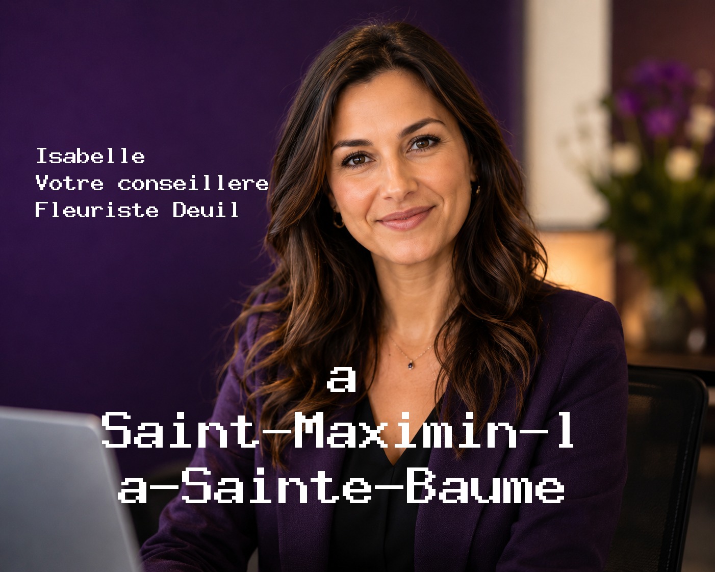 Isabelle, votre conseillère Fleuriste Deuil à Saint-Maximin-la-Sainte-Baume