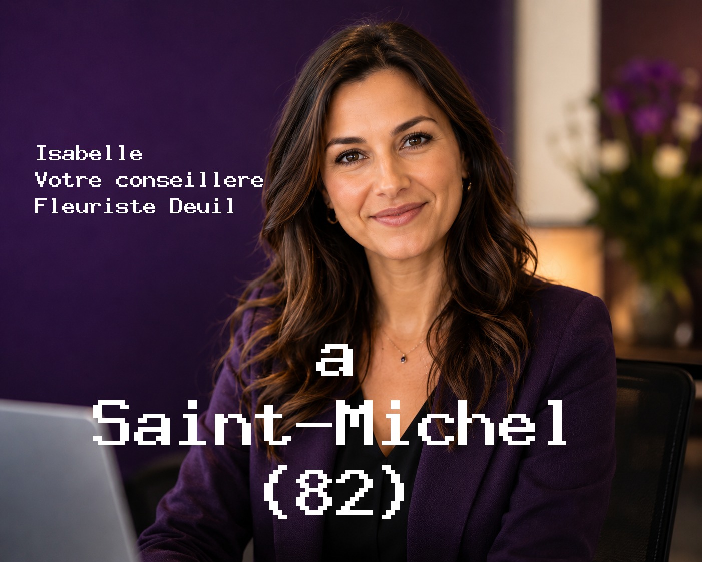 Isabelle, votre conseillère Fleuriste Deuil à Saint-Michel (82)