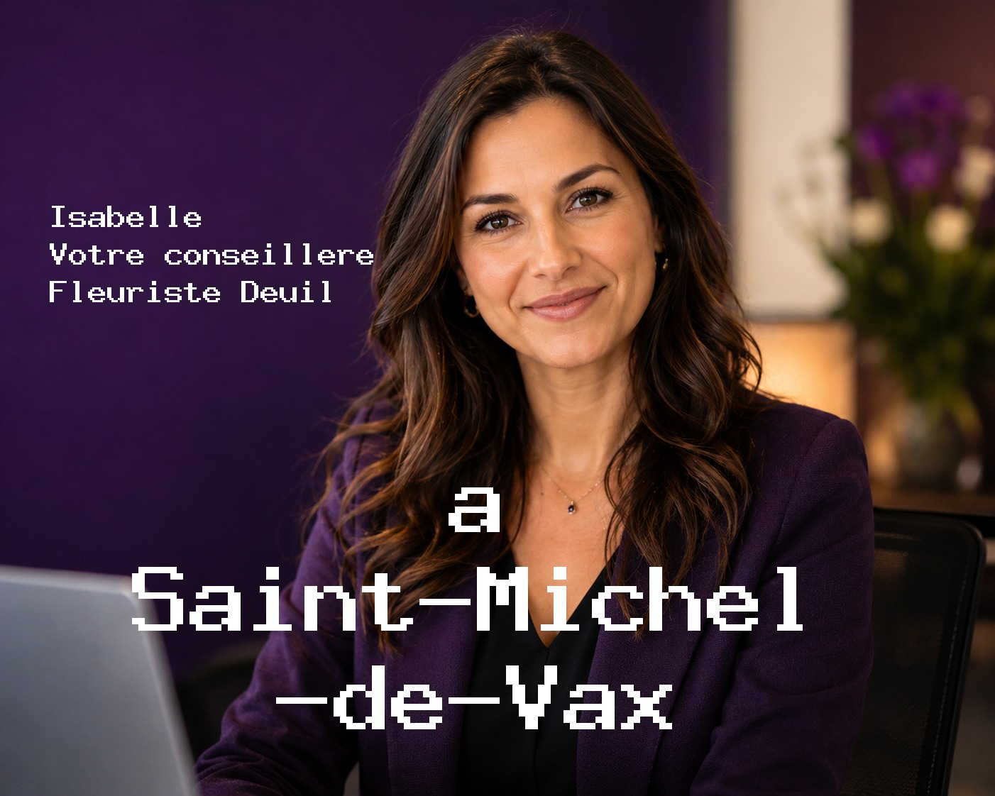 Isabelle, votre conseillère Fleuriste Deuil à Saint-Michel-de-Vax