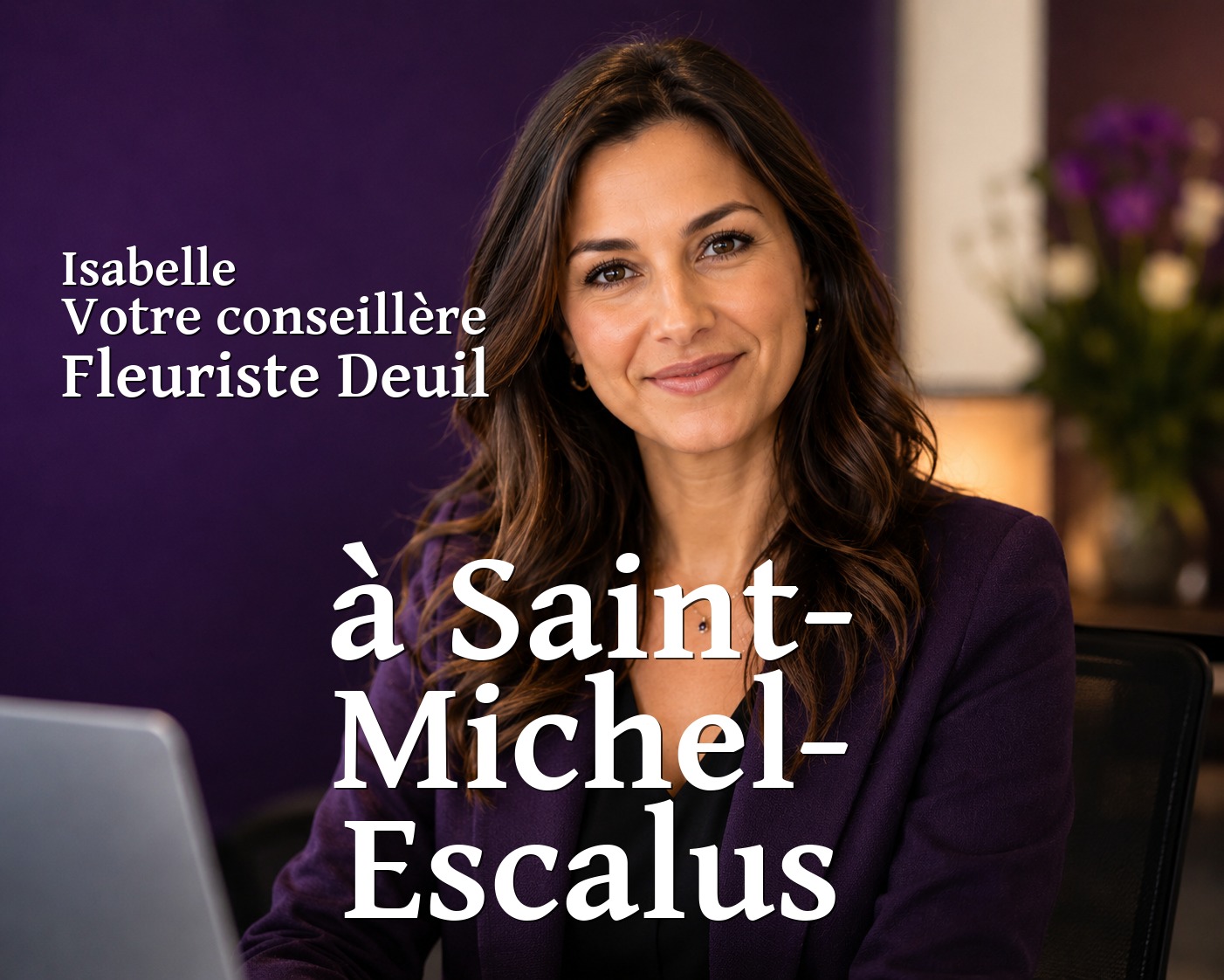 Isabelle, votre conseillère Fleuriste Deuil à Saint-Michel-Escalus