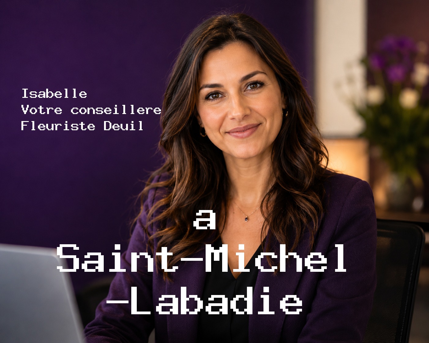 Isabelle, votre conseillère Fleuriste Deuil à Saint-Michel-Labadié