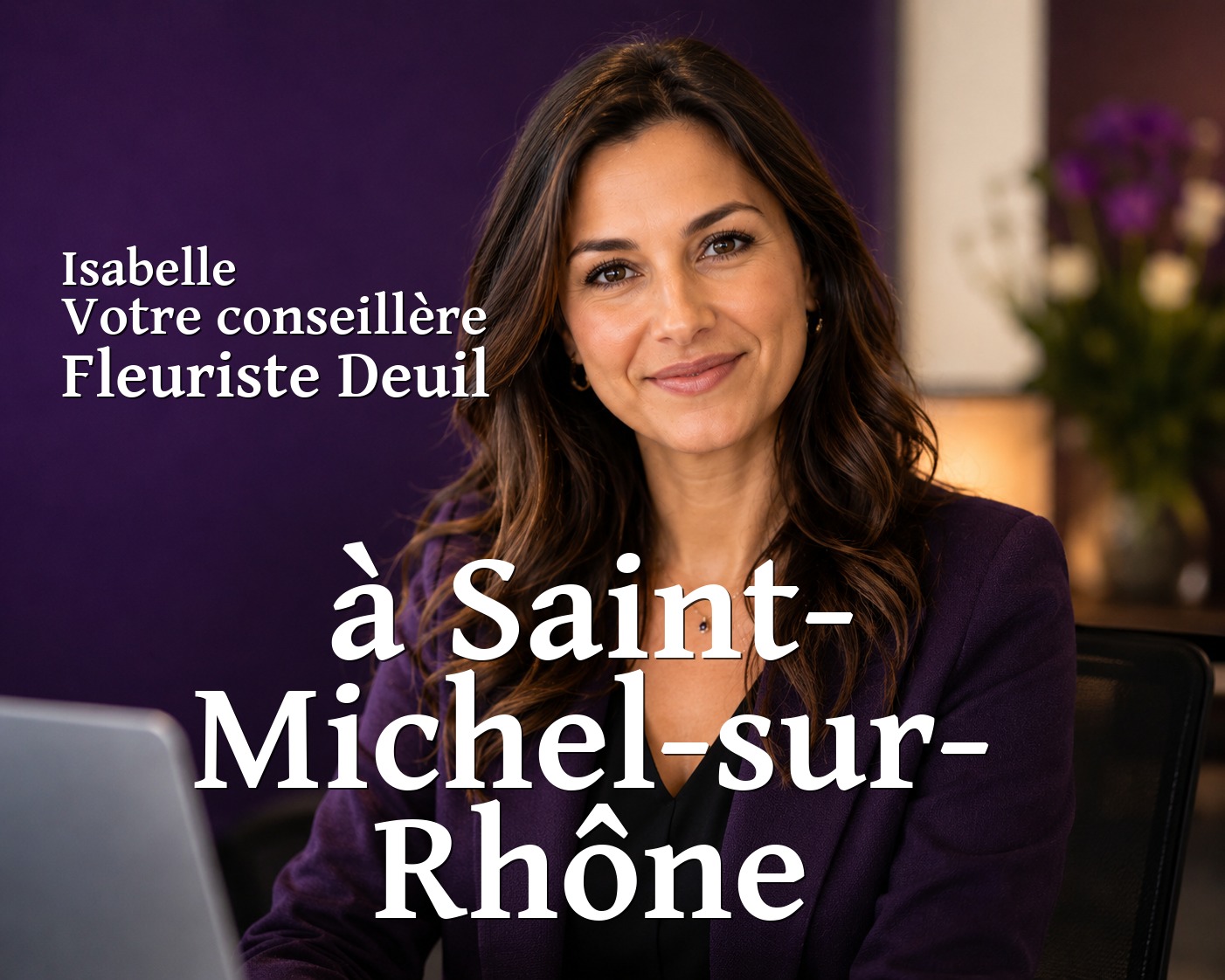 Isabelle, votre conseillère Fleuriste Deuil à Saint-Michel-sur-Rhône