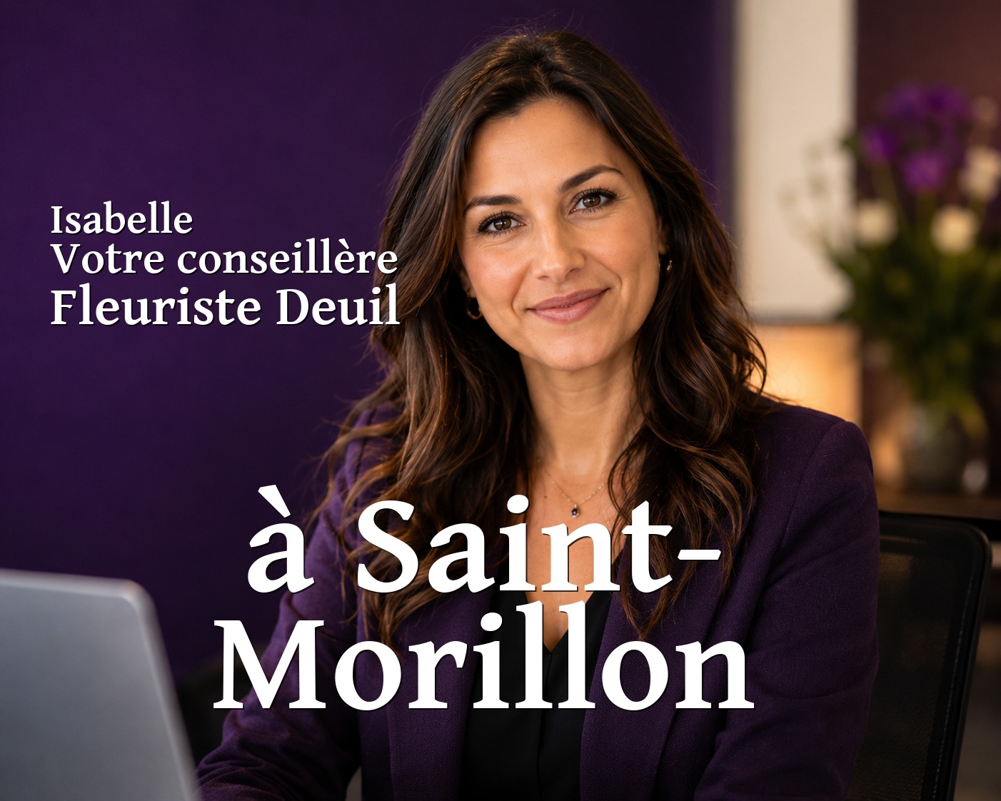 Isabelle, votre conseillère Fleuriste Deuil à Saint-Morillon