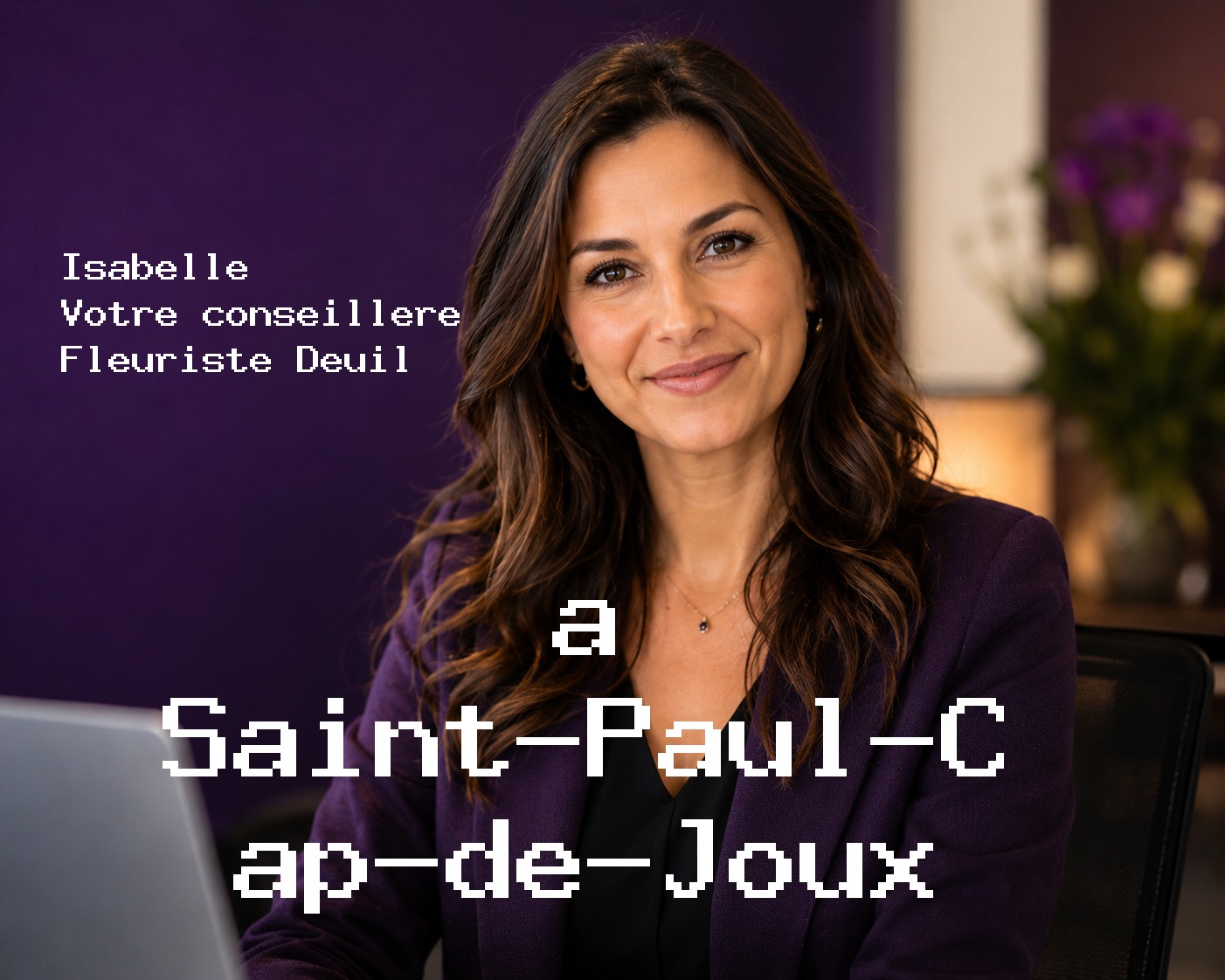 Isabelle, votre conseillère Fleuriste Deuil à Saint-Paul-Cap-de-Joux