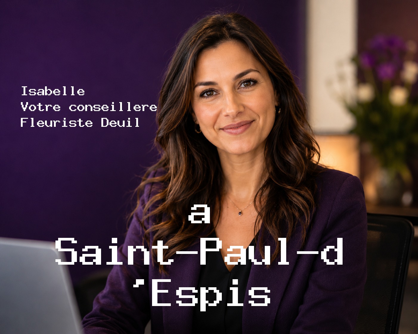 Isabelle, votre conseillère Fleuriste Deuil à Saint-Paul-d'Espis