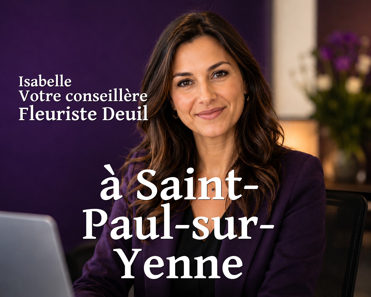 Isabelle, votre conseillère Fleuriste Deuil à Saint-Paul-sur-Yenne