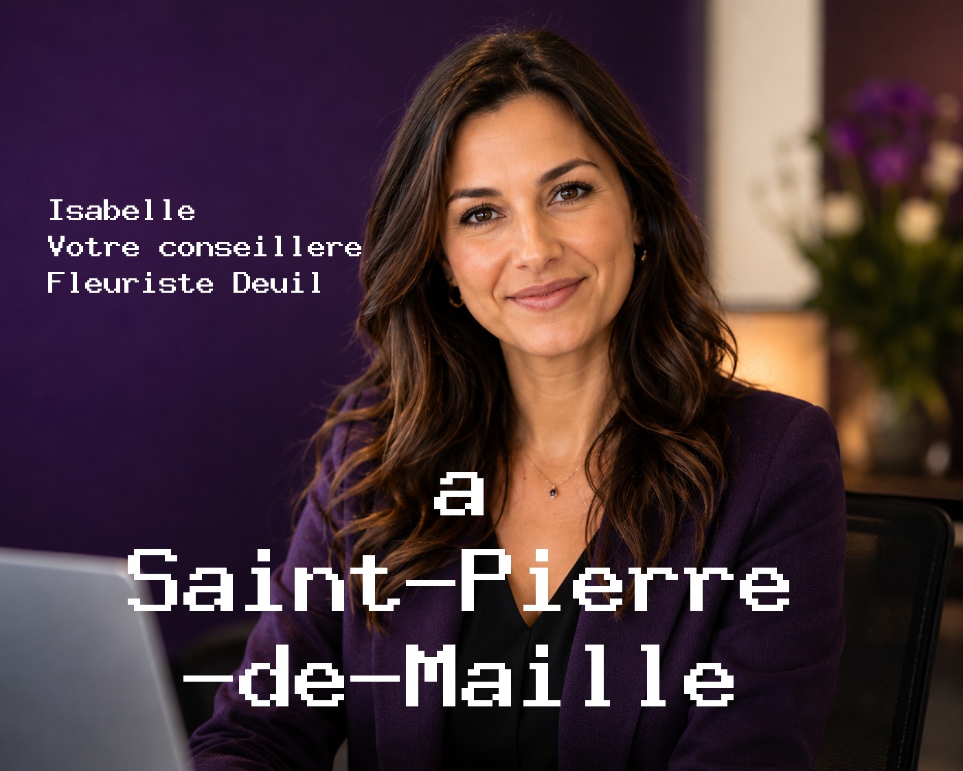 Isabelle, votre conseillère Fleuriste Deuil à Saint-Pierre-de-Maillé