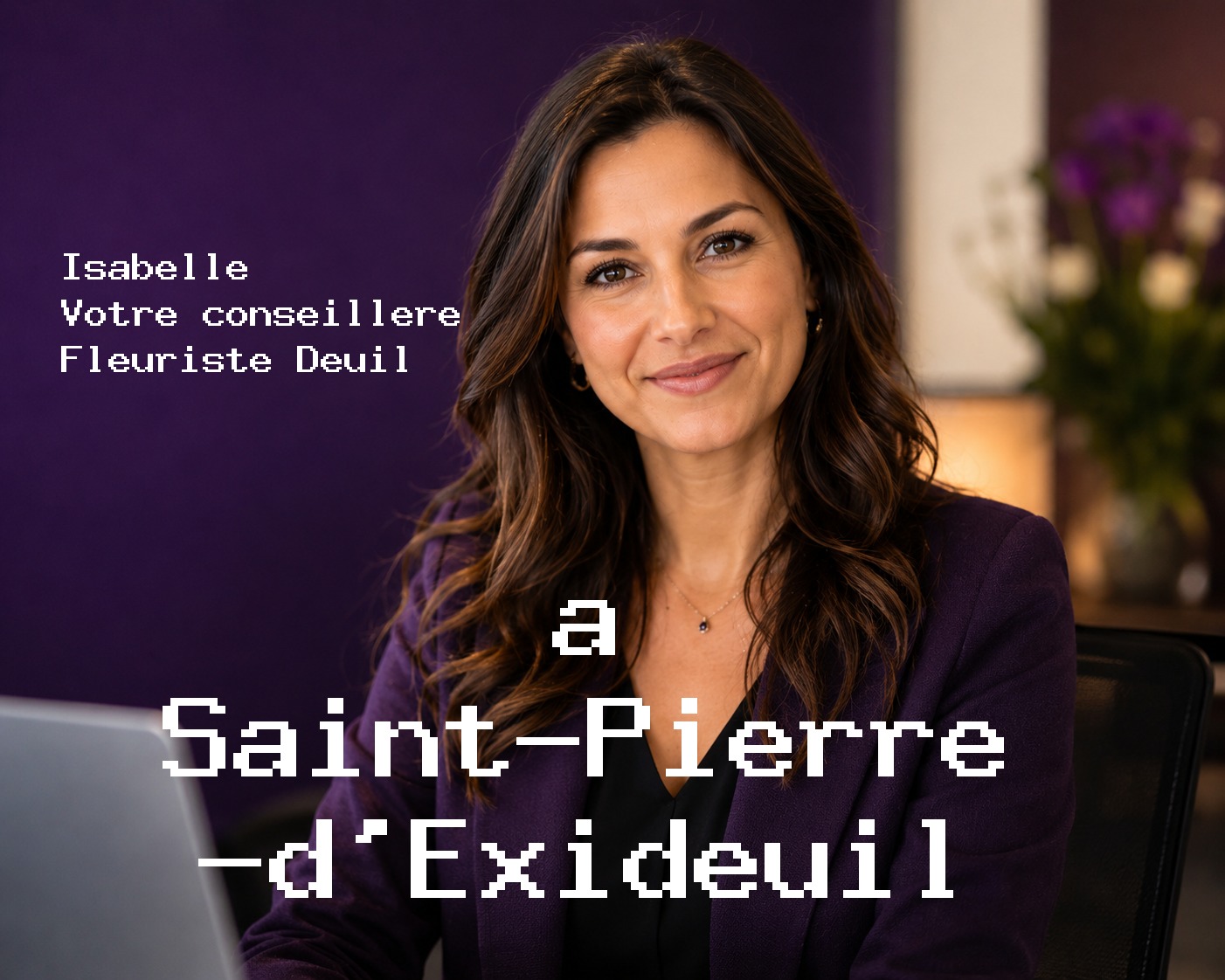 Isabelle, votre conseillère Fleuriste Deuil à Saint-Pierre-d'Exideuil