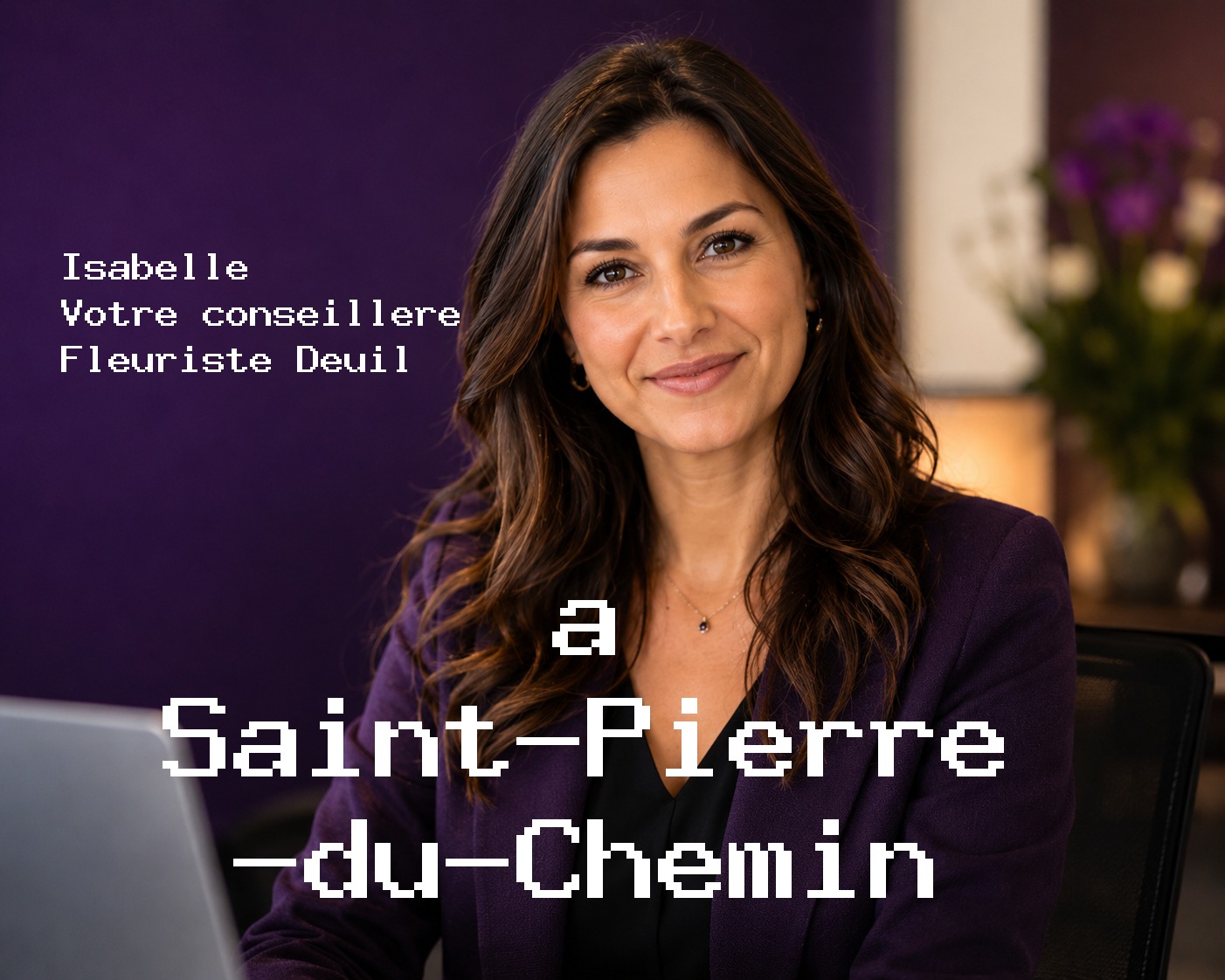 Isabelle, votre conseillère Fleuriste Deuil à Saint-Pierre-du-Chemin