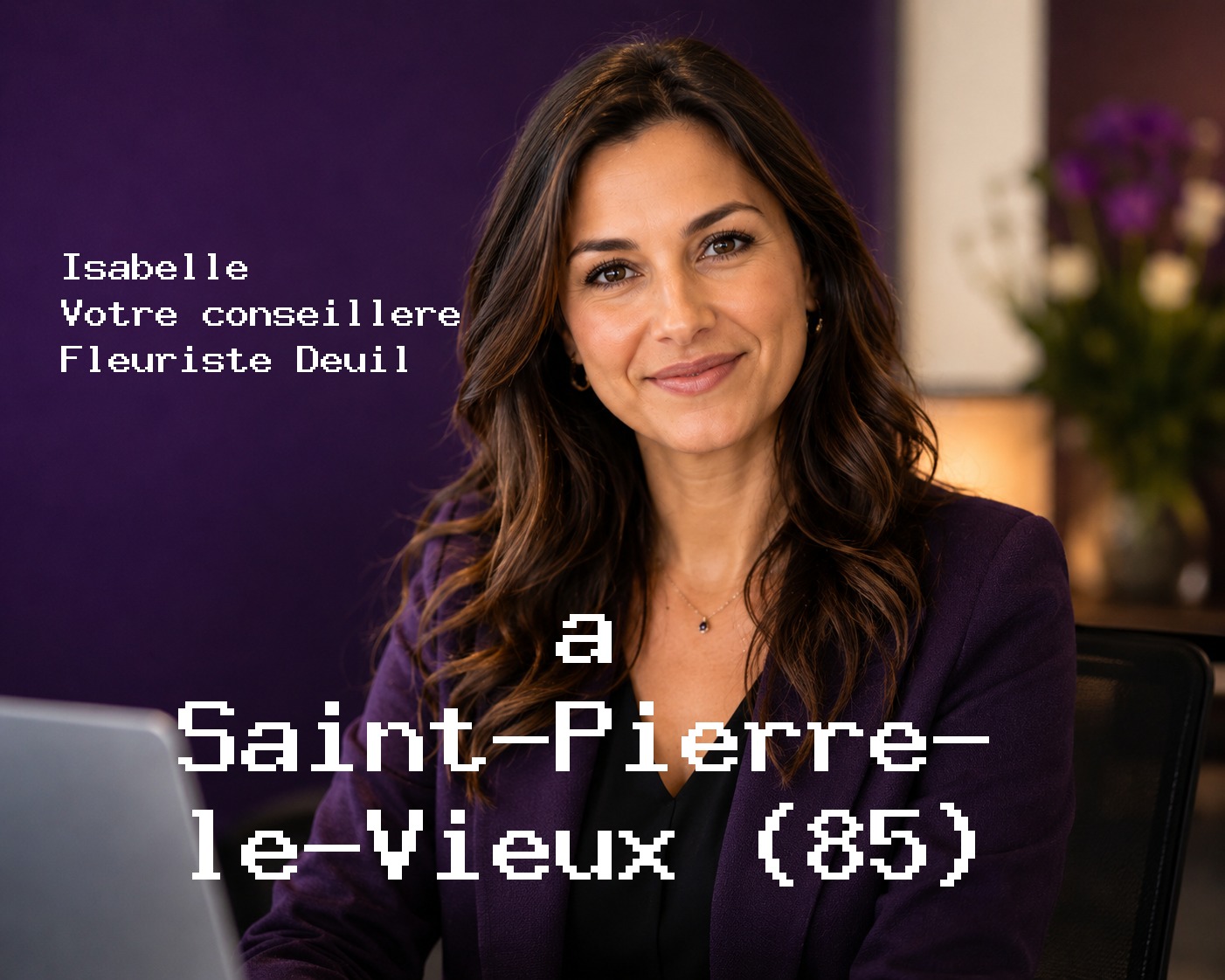 Isabelle, votre conseillère Fleuriste Deuil à Saint-Pierre-le-Vieux (85)