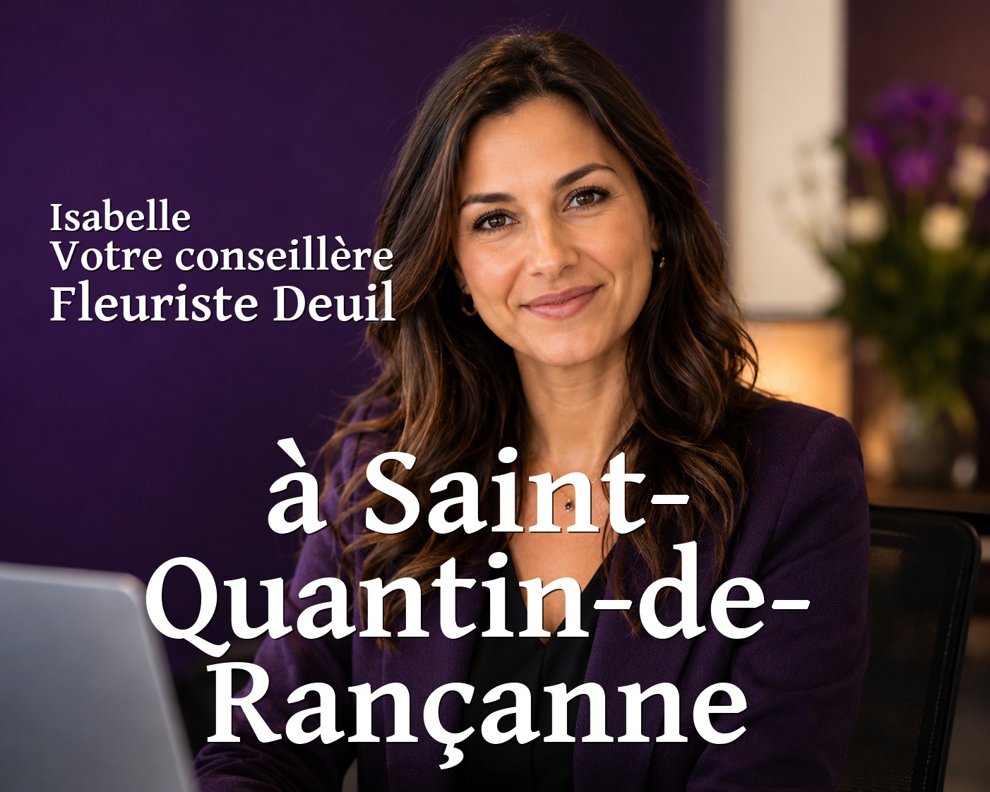 Isabelle, votre conseillère Fleuriste Deuil à Saint-Quantin-de-Rançanne