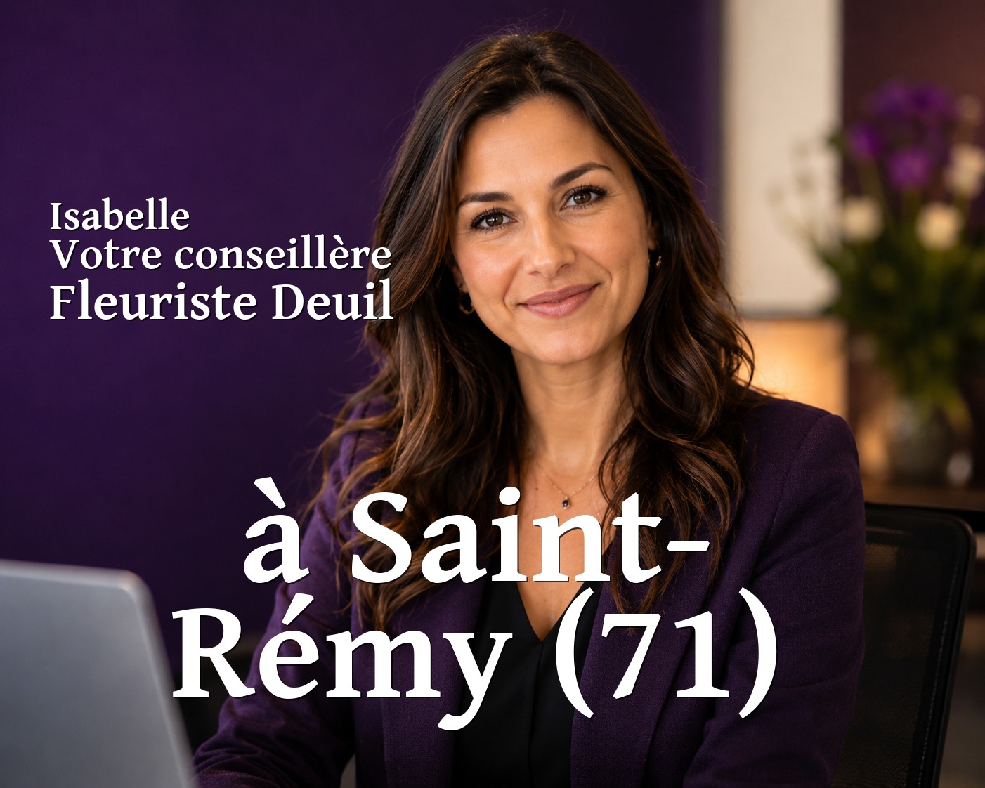 Isabelle, votre conseillère Fleuriste Deuil à Saint-Rémy (71)