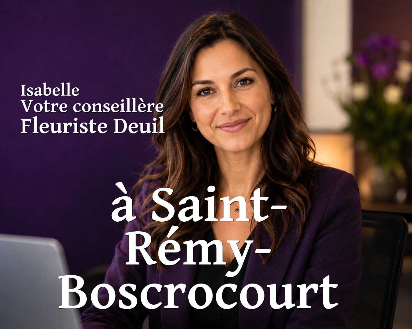 Isabelle, votre conseillère Fleuriste Deuil à Saint-Rémy-Boscrocourt